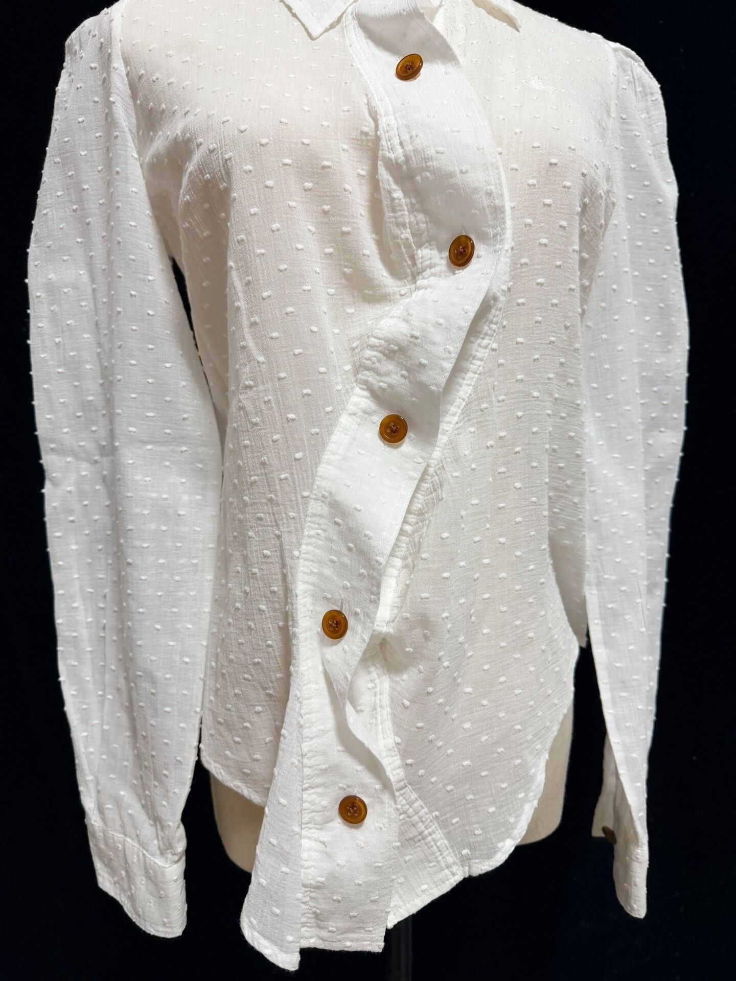 Vivienne Westwood Vivienne Westwood White Irregular Shirt Size M / US 6-8 / IT 42-44 - 3 Thumbnail