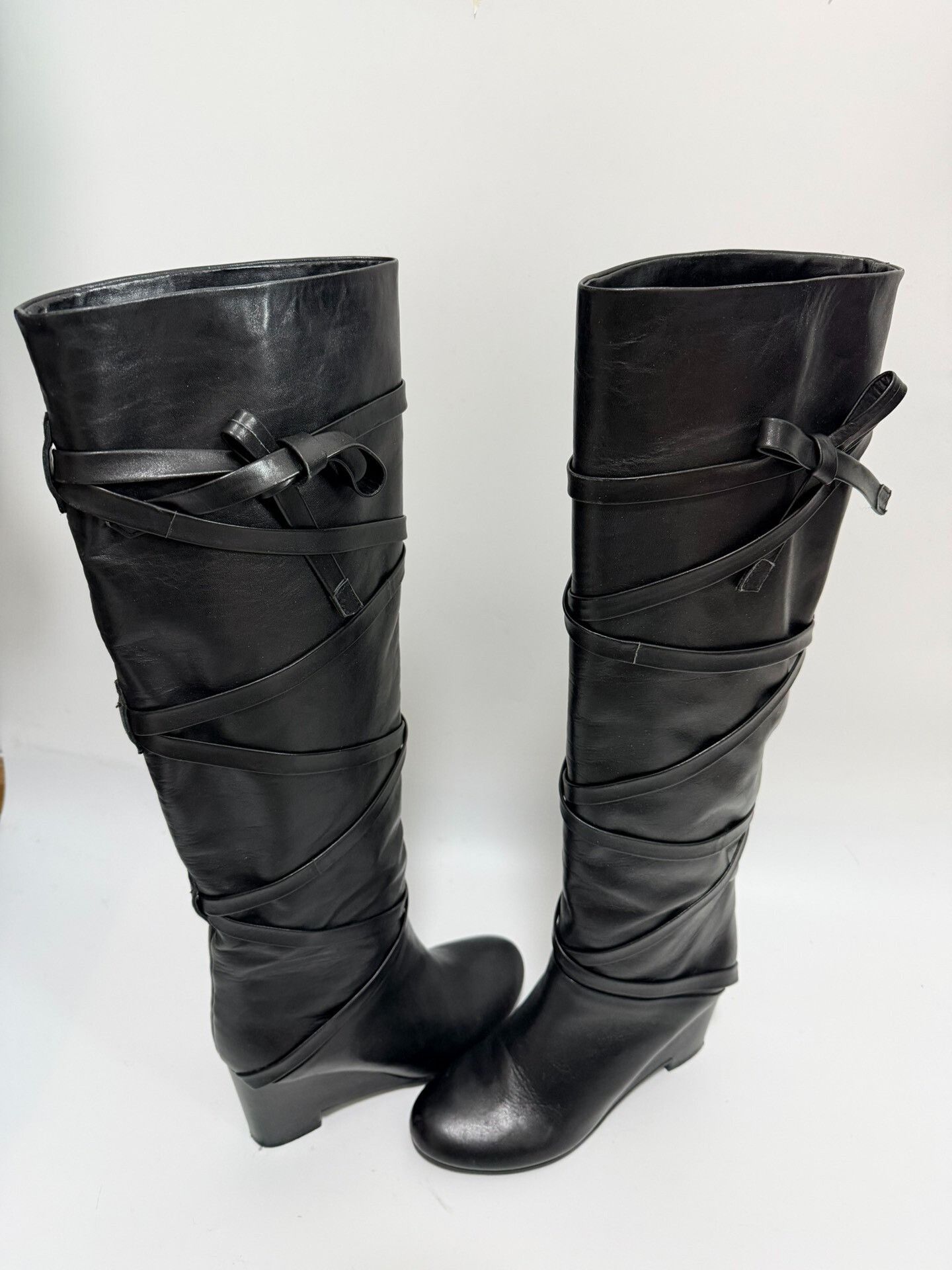 Veronique Branquinho VERONIQUE BRANQUINHO Lace-Up Boots 38 Size US 7 / IT 37 - 2 Thumbnail