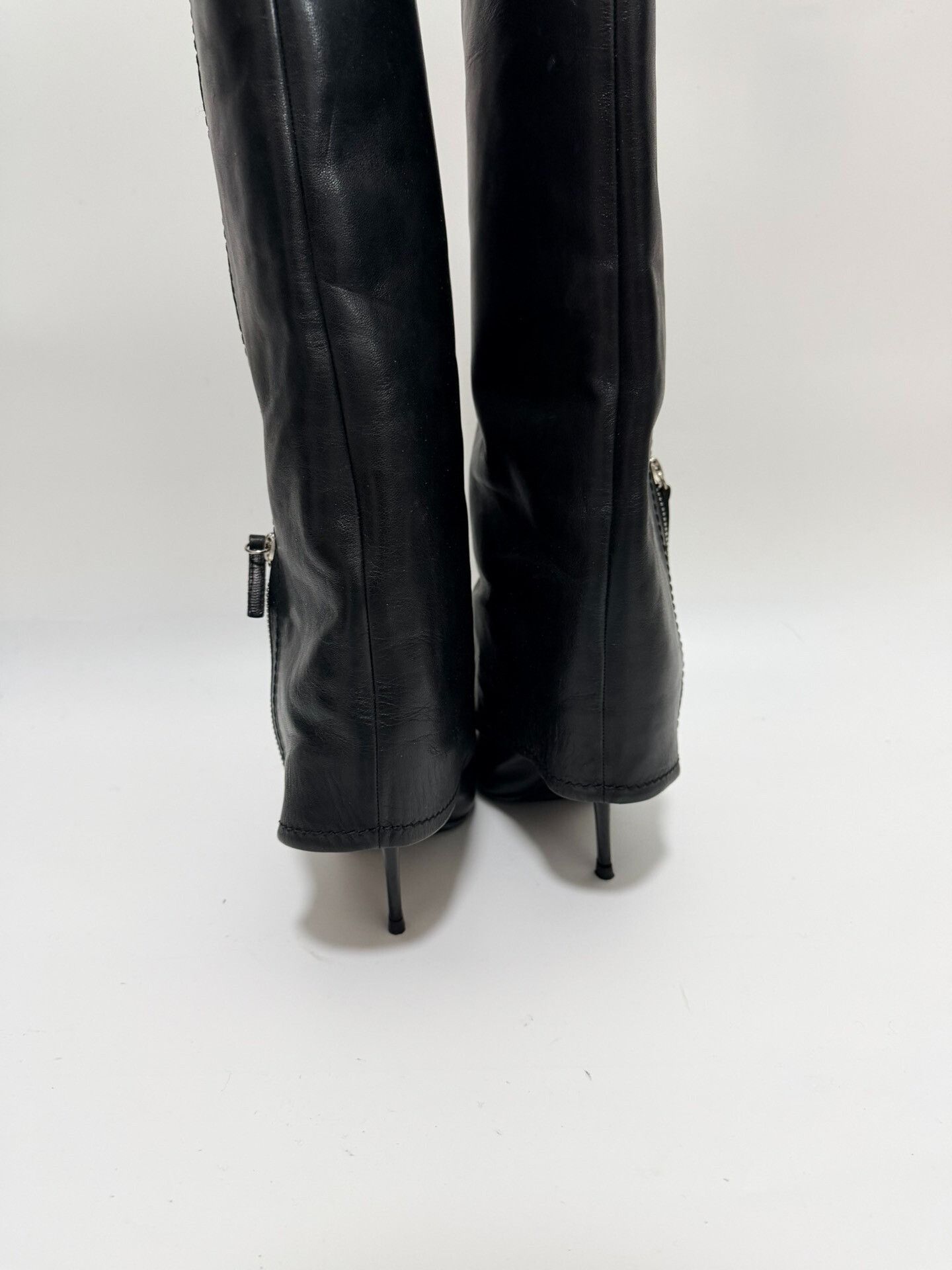 Giuseppe Zanotti Giuseppe Zanotti High-Heel Zip Boots Size US 6.5 / IT 36.5 - 5 Thumbnail