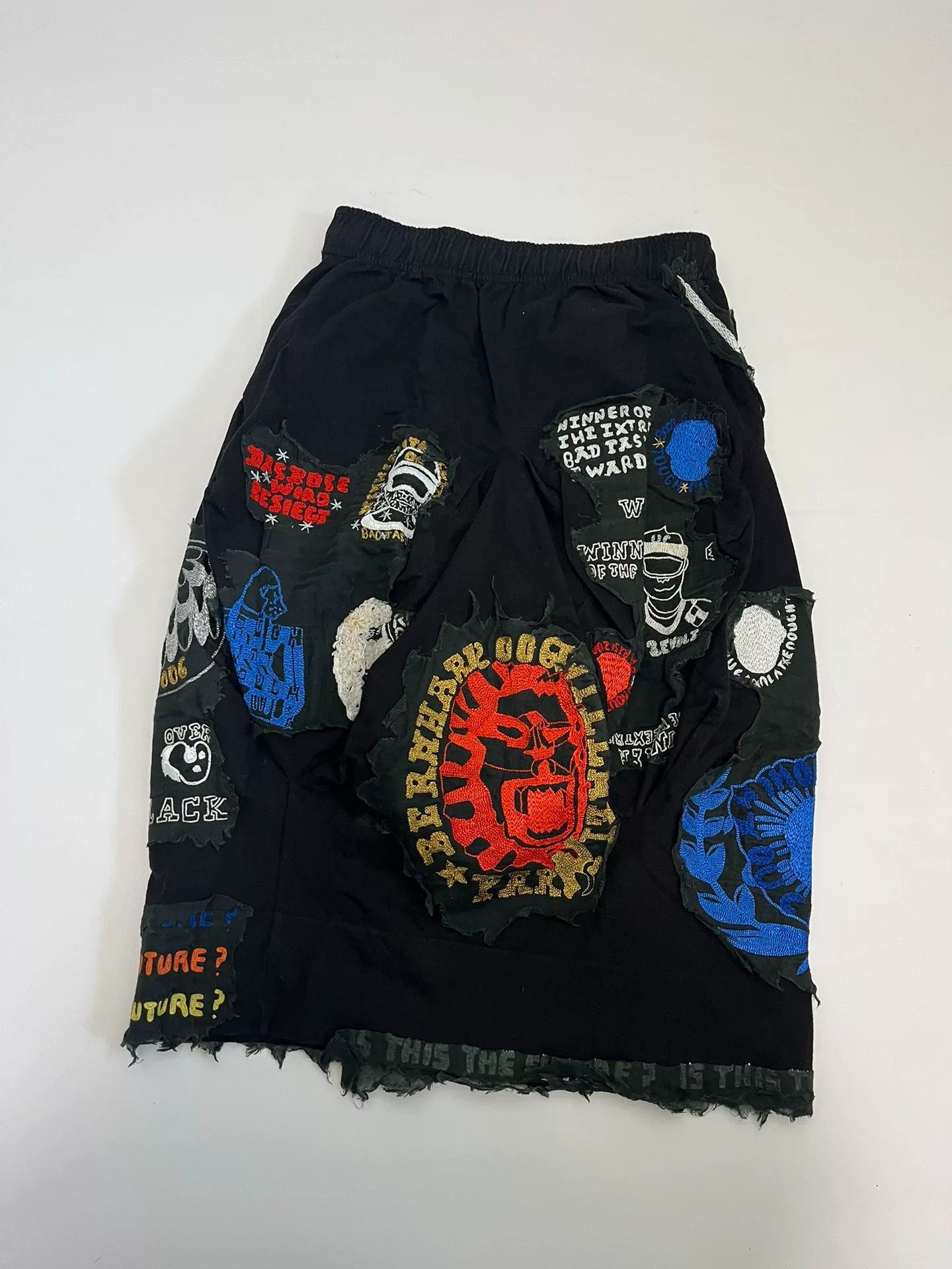 Bernhard Willhelm Bernhard Willhelm Graffiti Embroidery Skirt Size 36" / US 14 / IT 50 - 2 Thumbnail