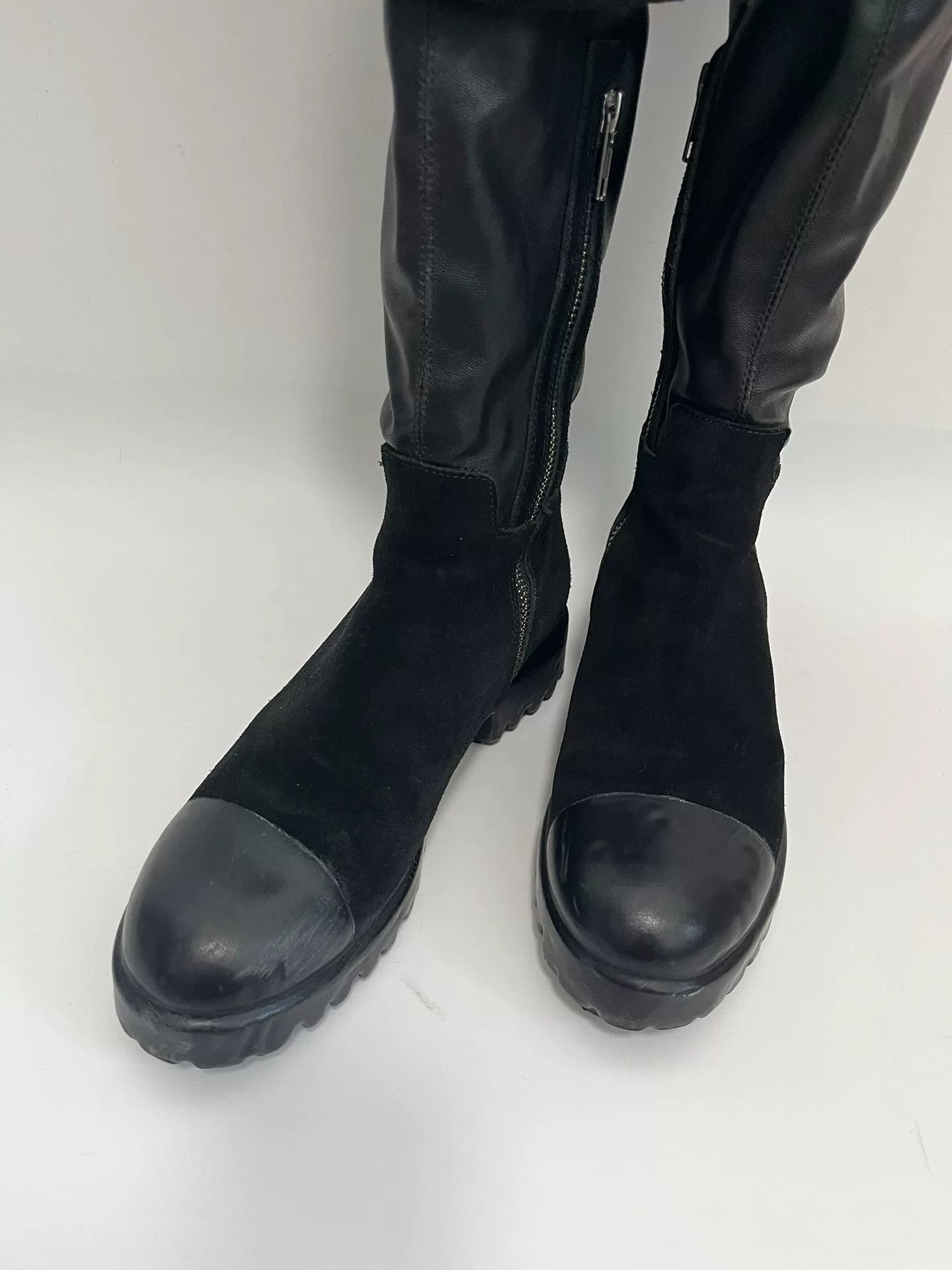 SALLE PRIVEE PRIVEE Italian High Boots 37 Size US 6 / IT 36 - 6 Thumbnail