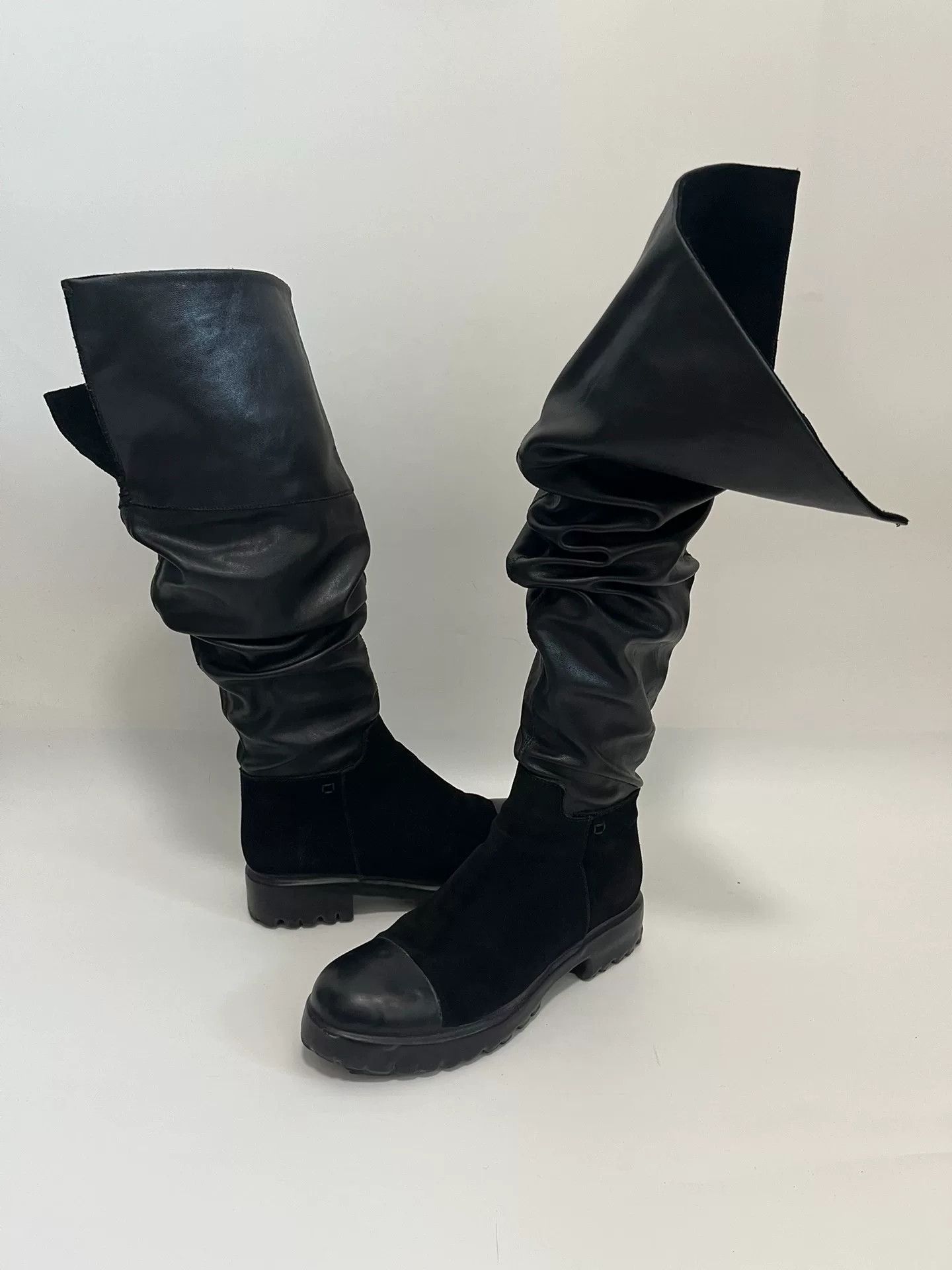 SALLE PRIVEE PRIVEE Italian High Boots 37 Size US 6 / IT 36 - 2 Thumbnail