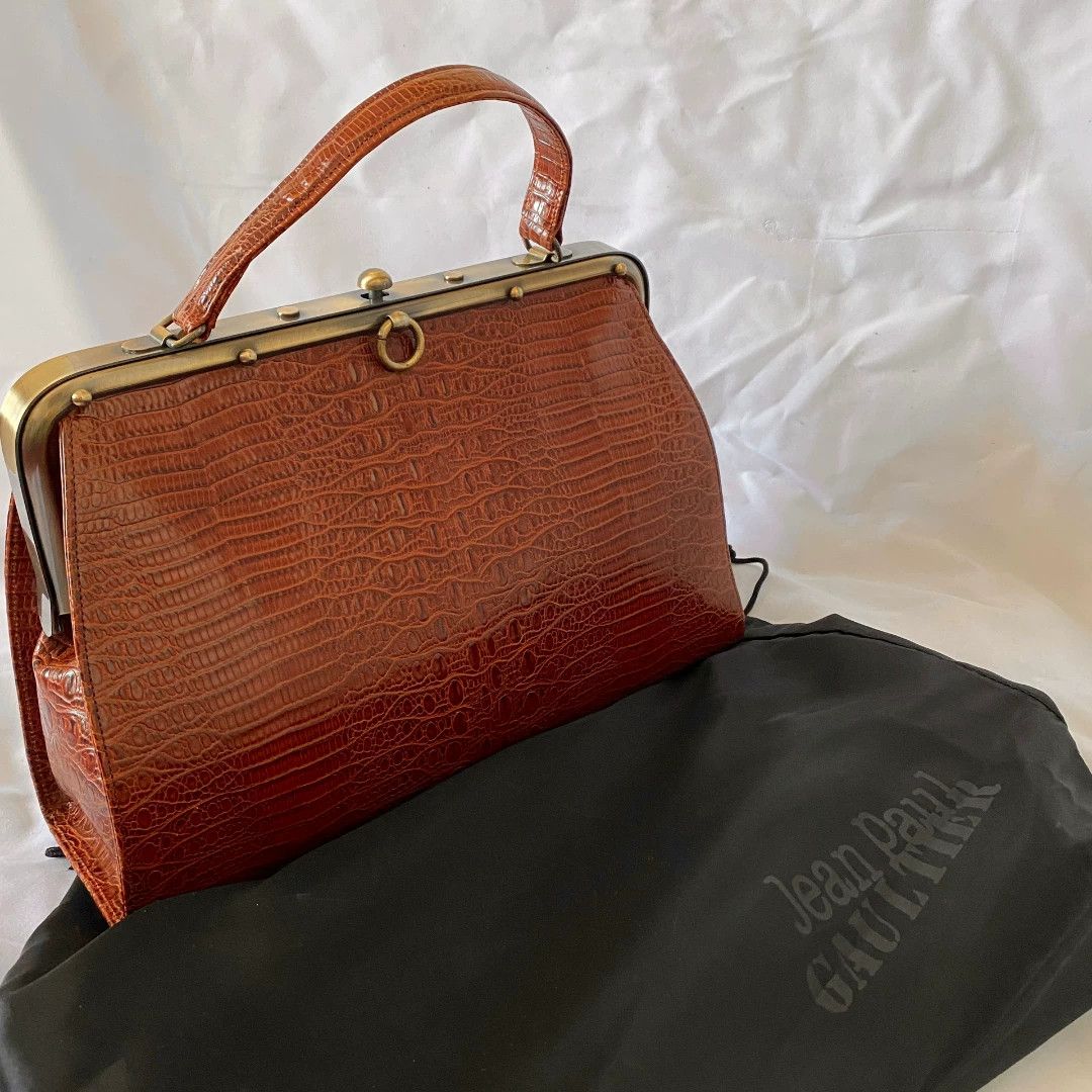 Jean Paul Gaultier Jean Paul Gaultier Large Clasp Handbag Size ONE SIZE - 4 Thumbnail