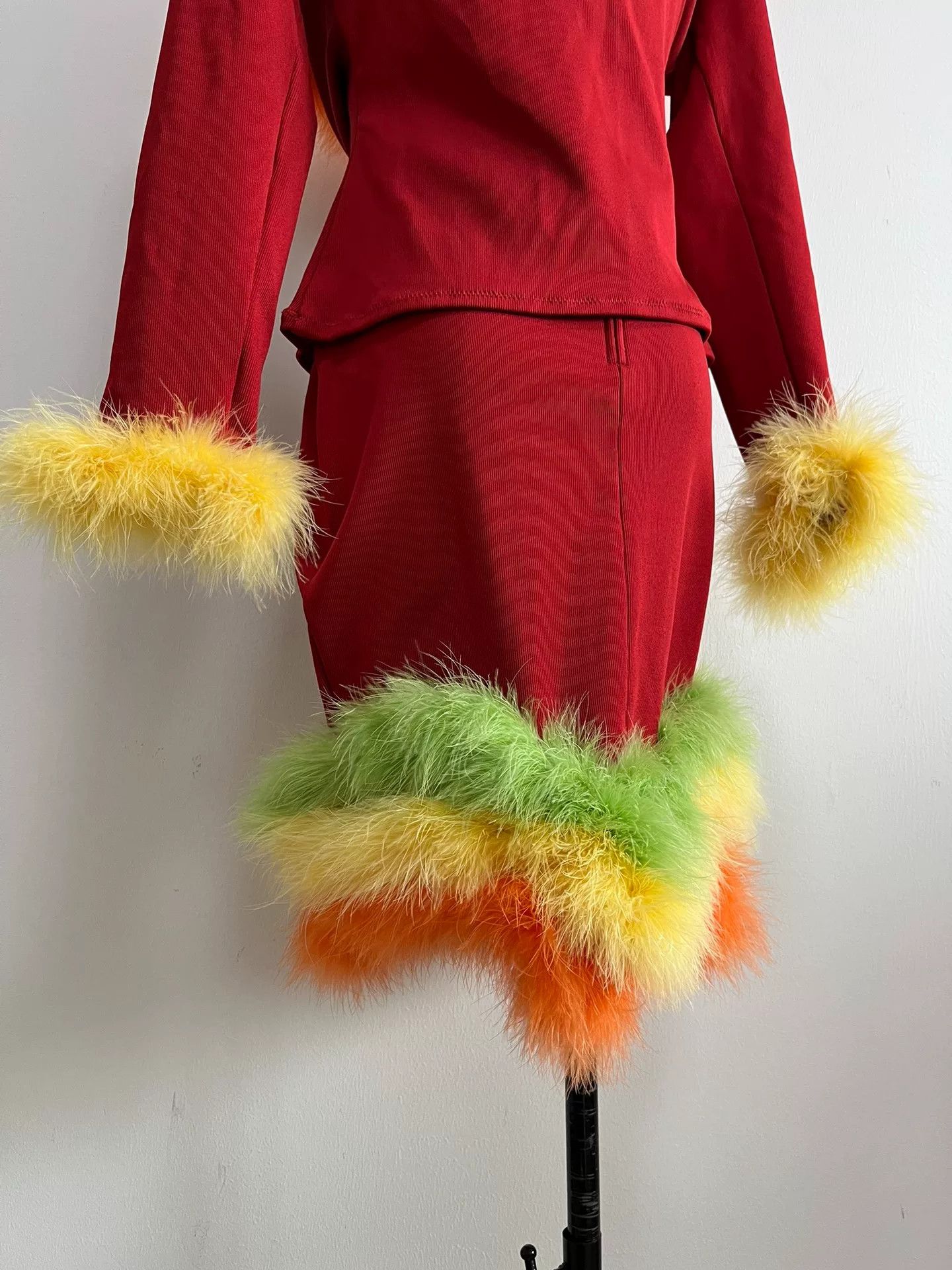 Jean Paul Gaultier Jean Paul Gaultier 1989FW Red Set Size M / US 6-8 / IT 42-44 - 6 Thumbnail