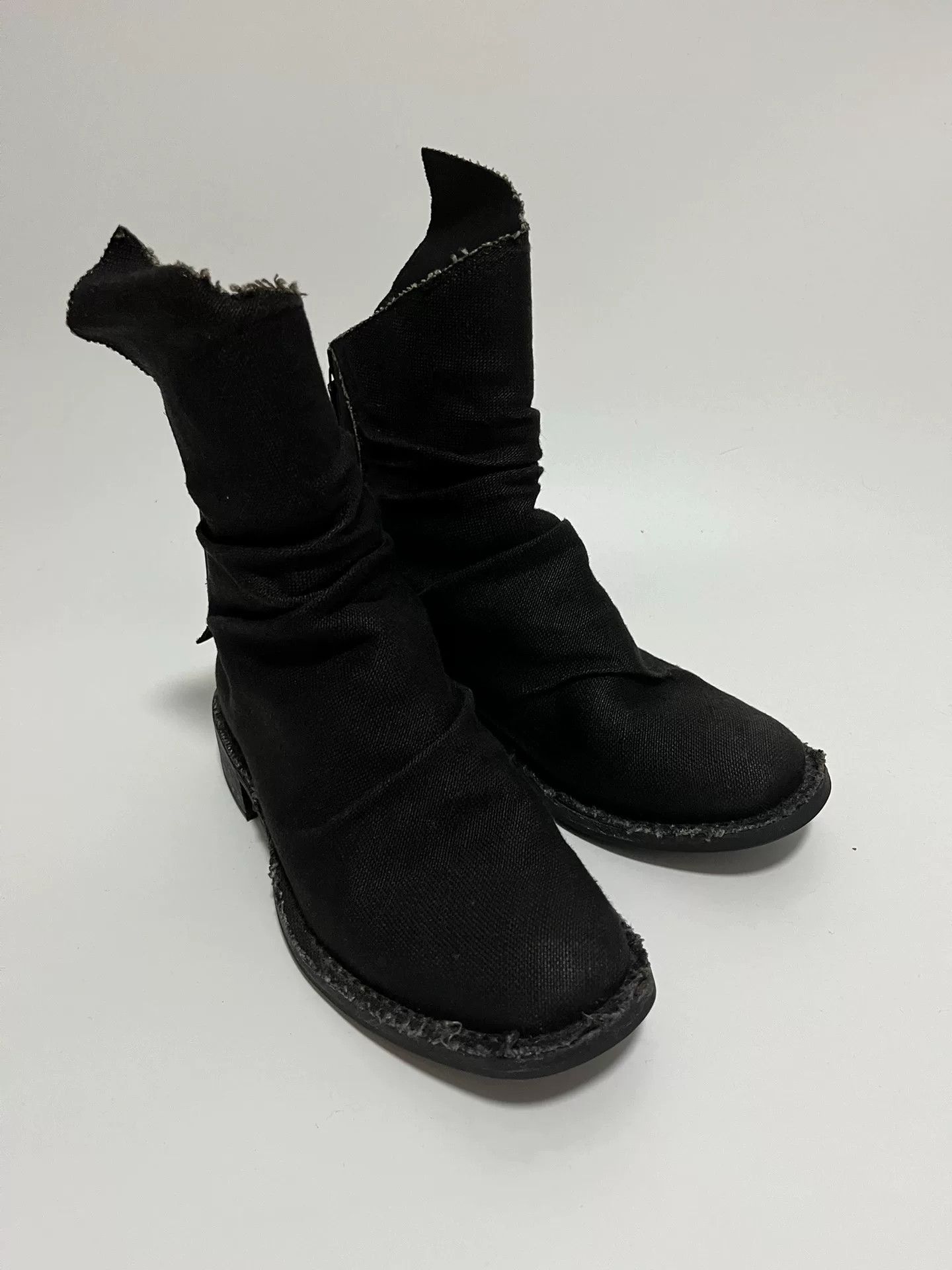 Yohji Yamamoto Yohji Yamamoto x CHEREVICHKIOTVICHKI Linen Boots Size US 6 / IT 36 - 2 Thumbnail