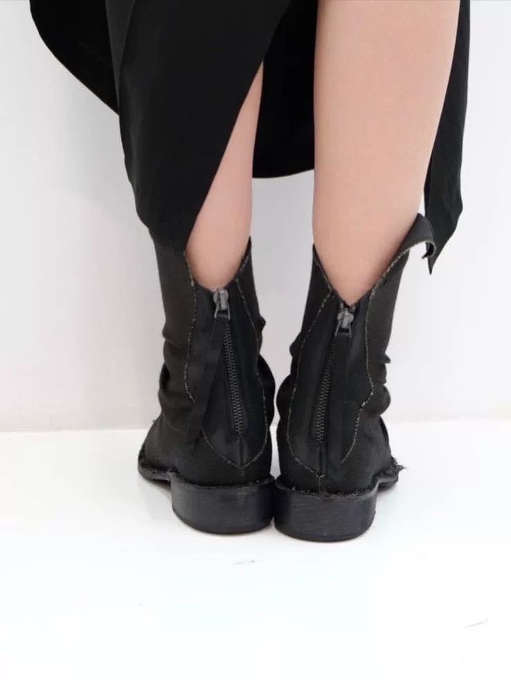 Yohji Yamamoto Yohji Yamamoto x CHEREVICHKIOTVICHKI Linen Boots Size US 6 / IT 36 - 4 Thumbnail