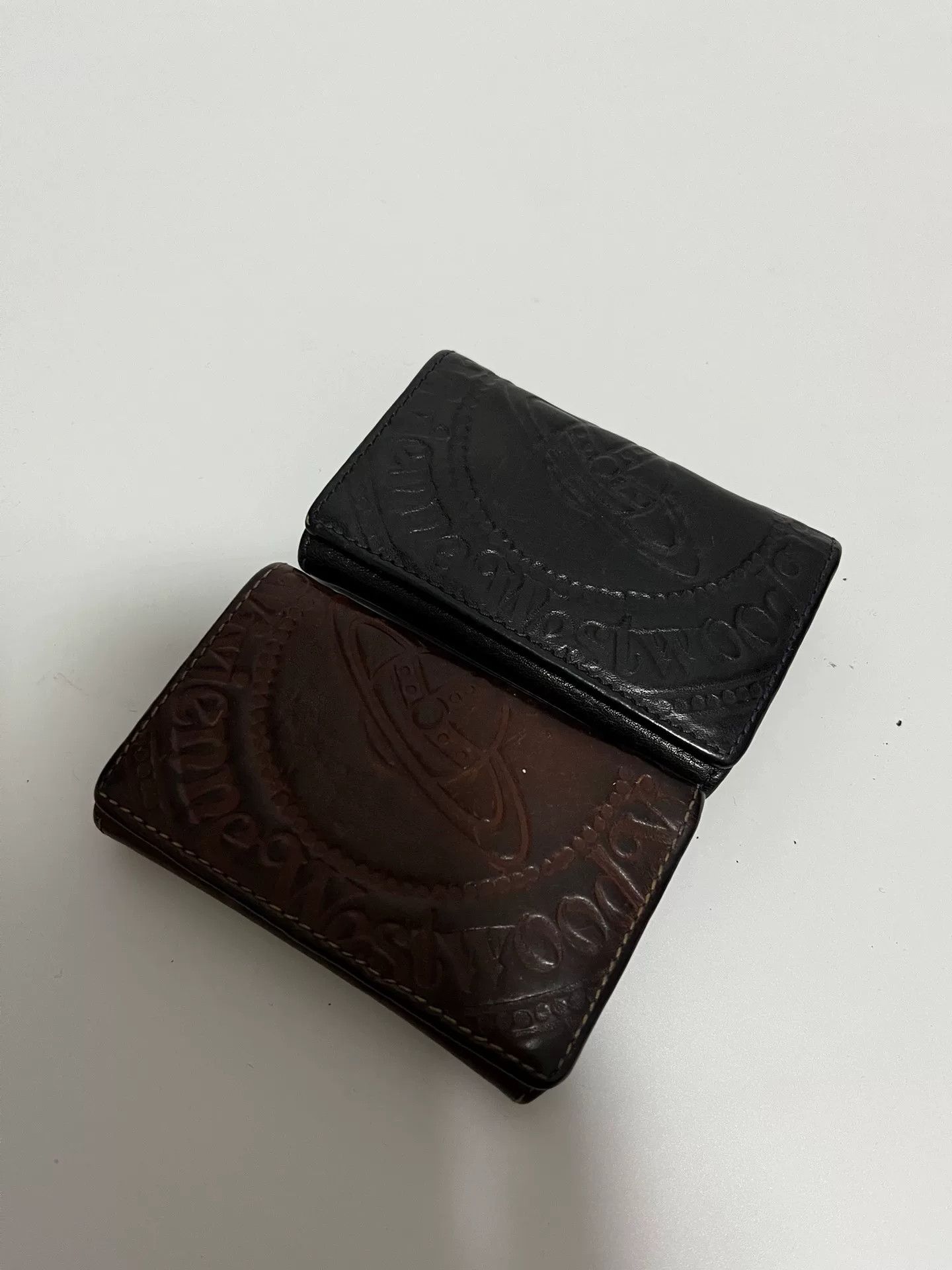 Vivienne Westwood Vivienne Westwood Saturn Logo Leather Key Pouch Size ONE SIZE - 8 Thumbnail
