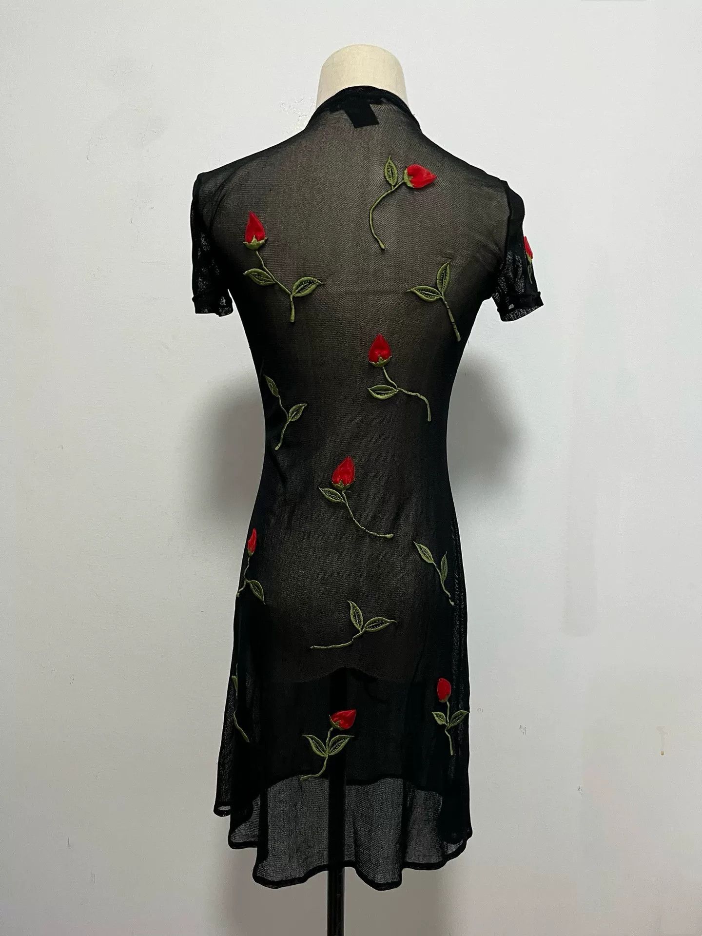 Vivienne Tam Vivienne Tam Embroidered Floral Mesh Dress Size S / US 4 / IT 40 - 5 Thumbnail