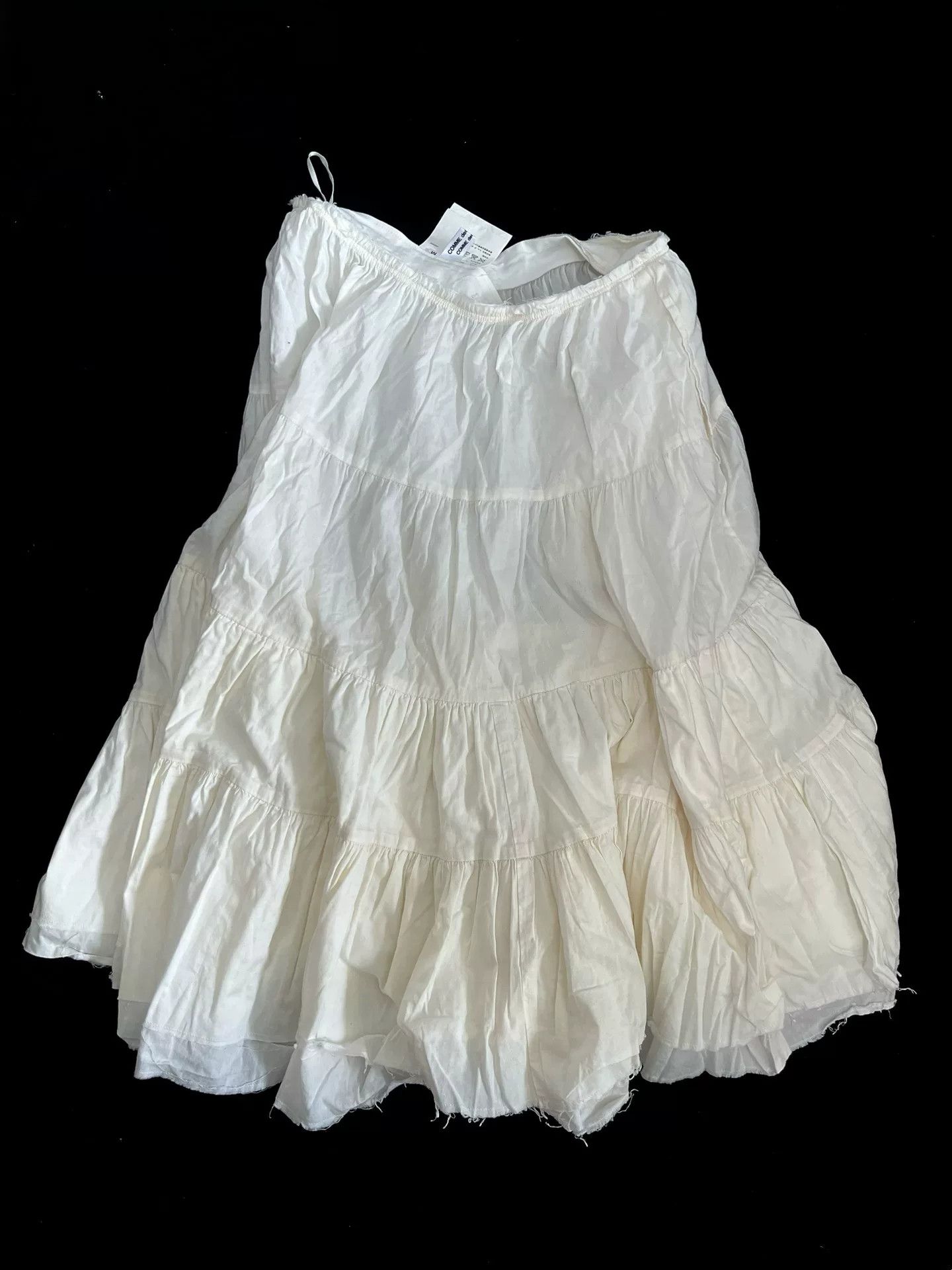 Rei Kawakubo Comme des Garçons 2006SS White Puff Skirt Size 38" / US 16 / IT 52 - 3 Thumbnail