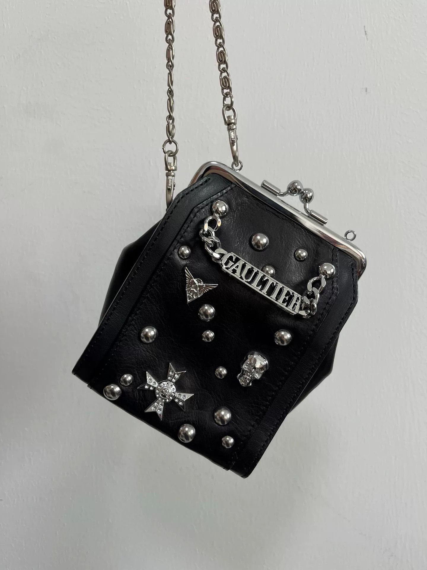 Jean Paul Gaultier Jean Paul Gaultier Rivet Chain Mini Bag Size ONE SIZE - 6 Thumbnail