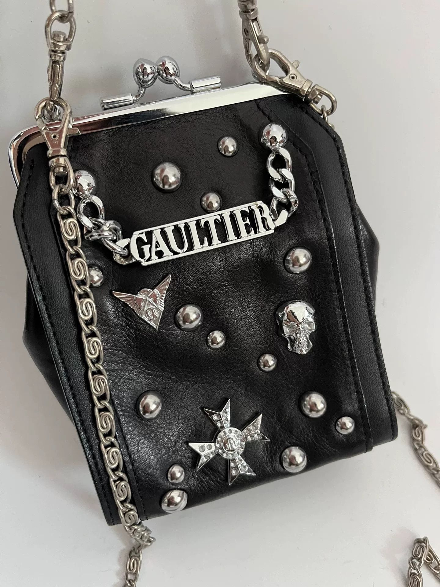 Jean Paul Gaultier Jean Paul Gaultier Rivet Chain Mini Bag Size ONE SIZE - 2 Thumbnail