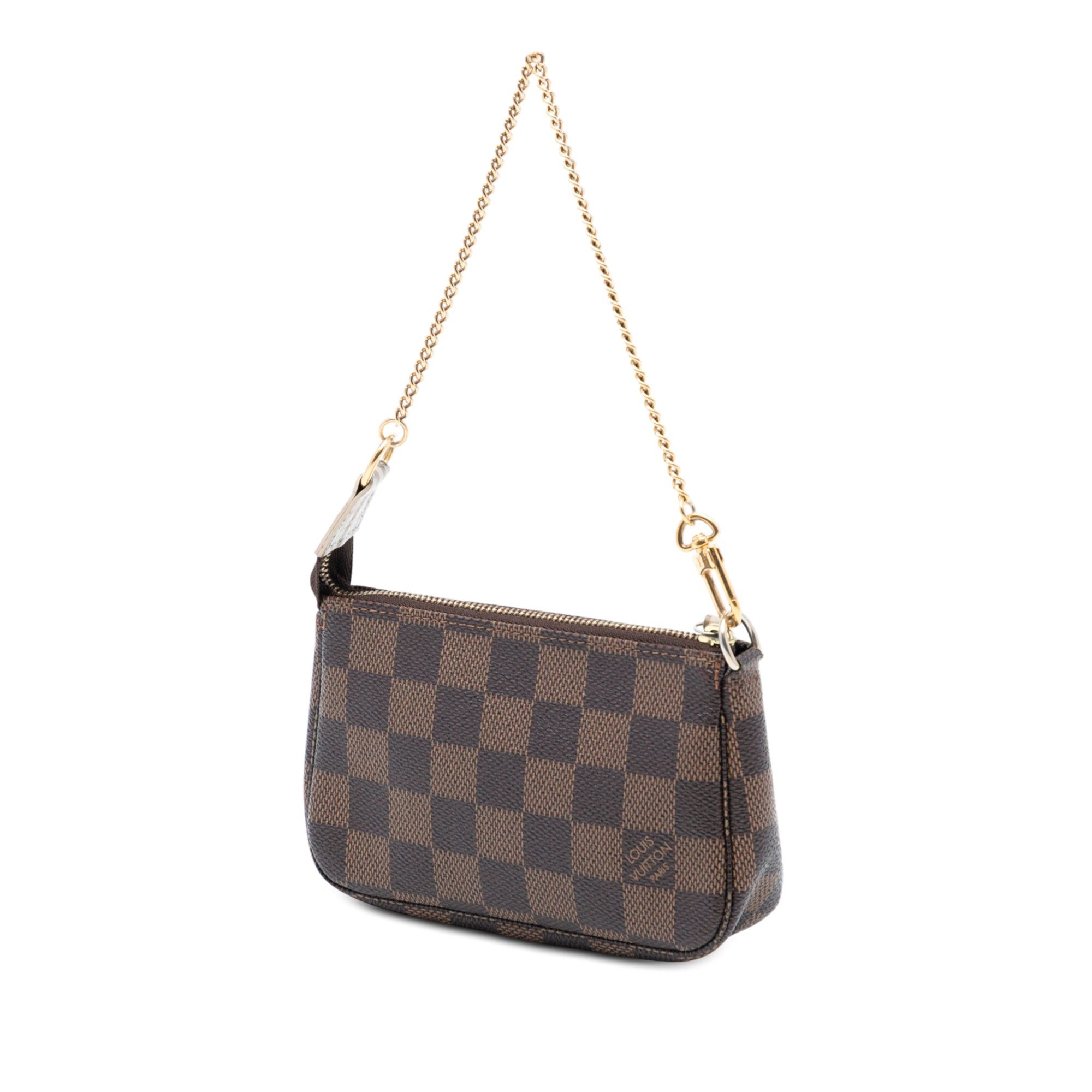 Louis Vuitton Damier Ebene Trunks and Locks Mini Pochette Accessoires Size ONE SIZE - 2 Thumbnail