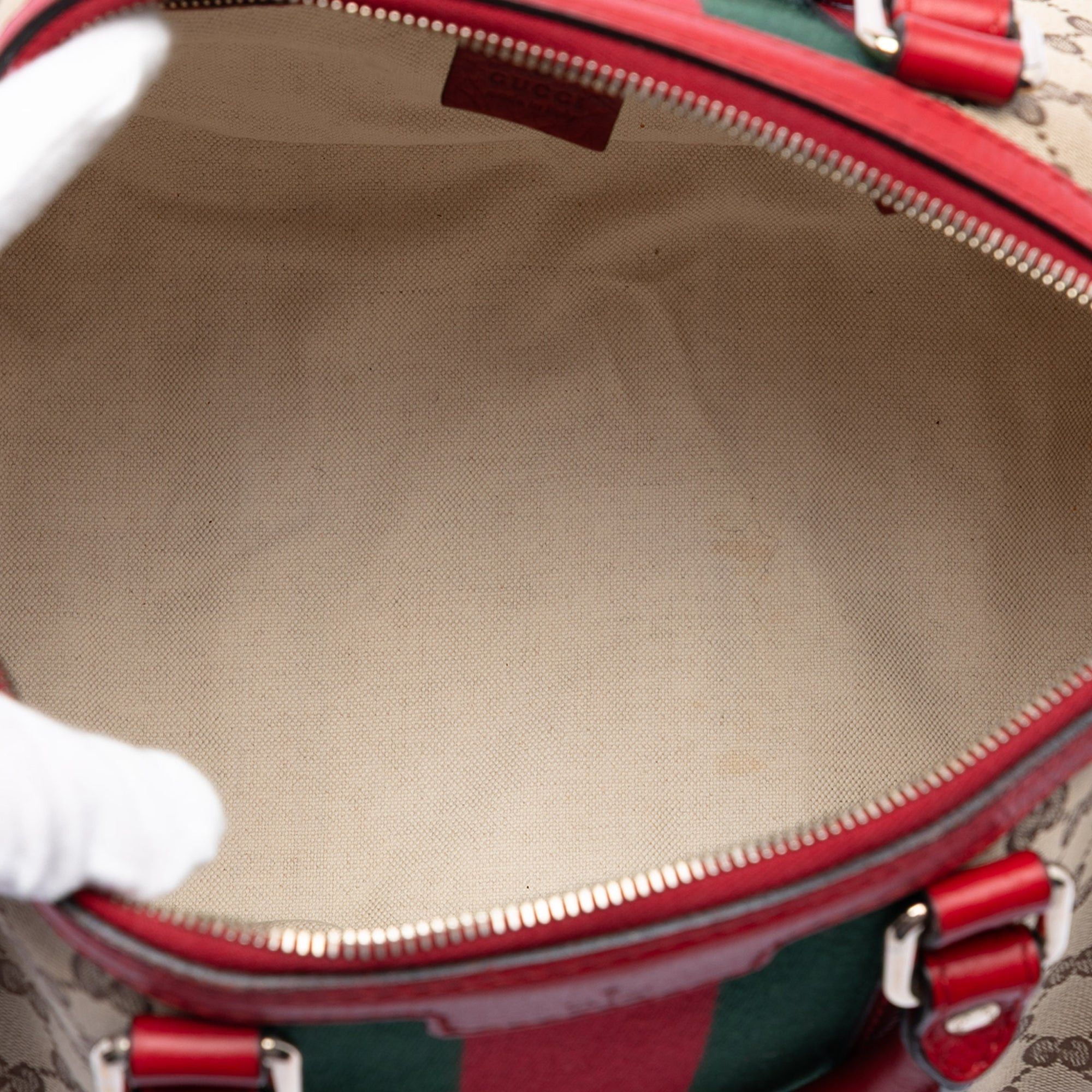 Gucci Medium GG Canvas Web Joy Boston Bag Size ONE SIZE - 4 Thumbnail