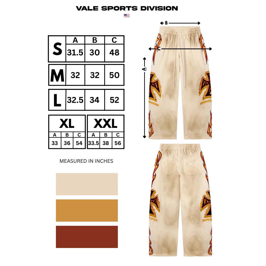 Vale Forever LA Flare Sweatpants Bone Size US 34 / EU 50 - 3 Thumbnail