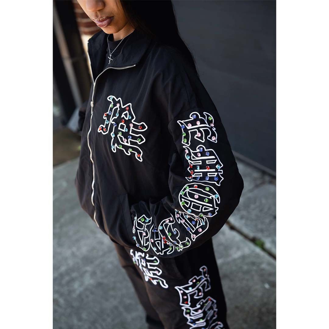 Other Mixed Emotions Rhinestone Nylon Jacket Size US XL / EU 56 / 4 - 3 Thumbnail