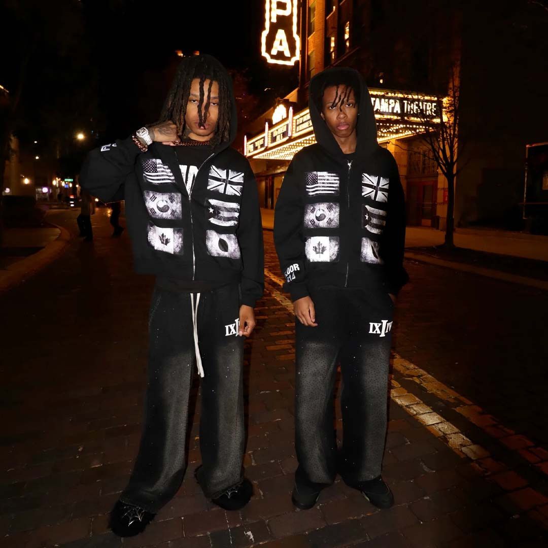 Other Floor 914 Flag Zip Up Hoodie Black Size US L / EU 52-54 / 3 - 3 Thumbnail