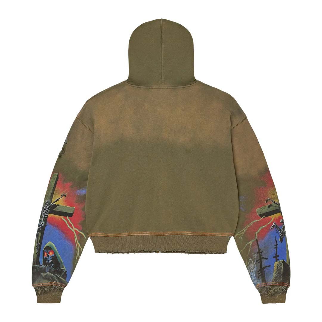Vale Forever Damned Big Zip Up Hoodie 'Green' Size US XXL / EU 58 / 5 - 2 Thumbnail