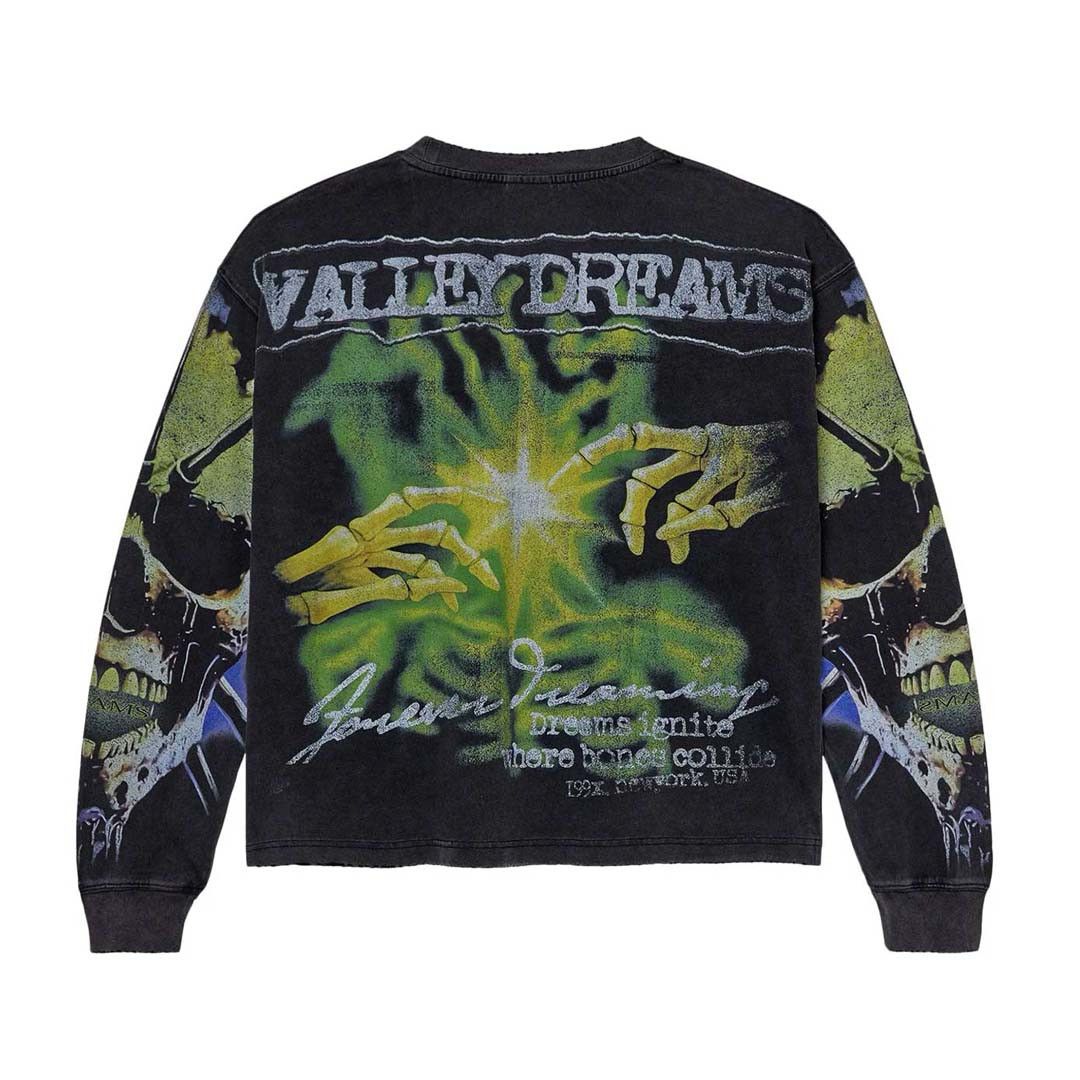 Vale Forever Grave Digger Long Sleeve Tee Black Size US M / EU 48-50 / 2 - 2 Thumbnail