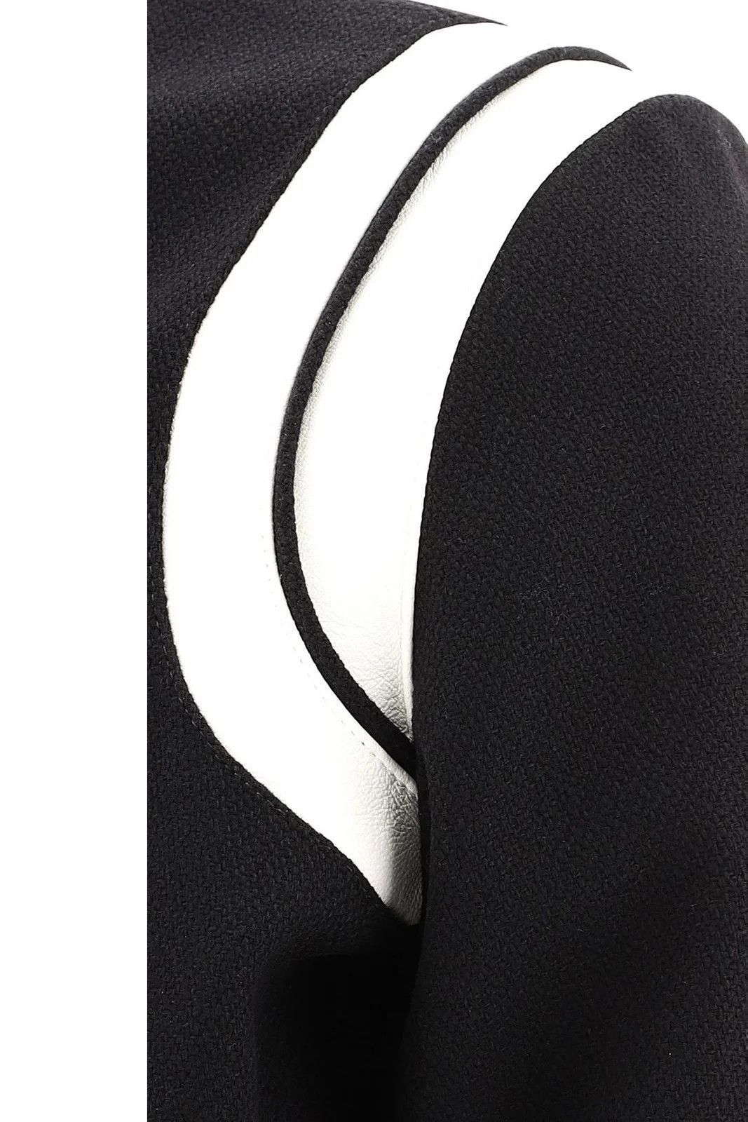 Saint Laurent Paris Teddy Jacket wool bomber in black/white Size S / US 4 / IT 40 - 3 Thumbnail