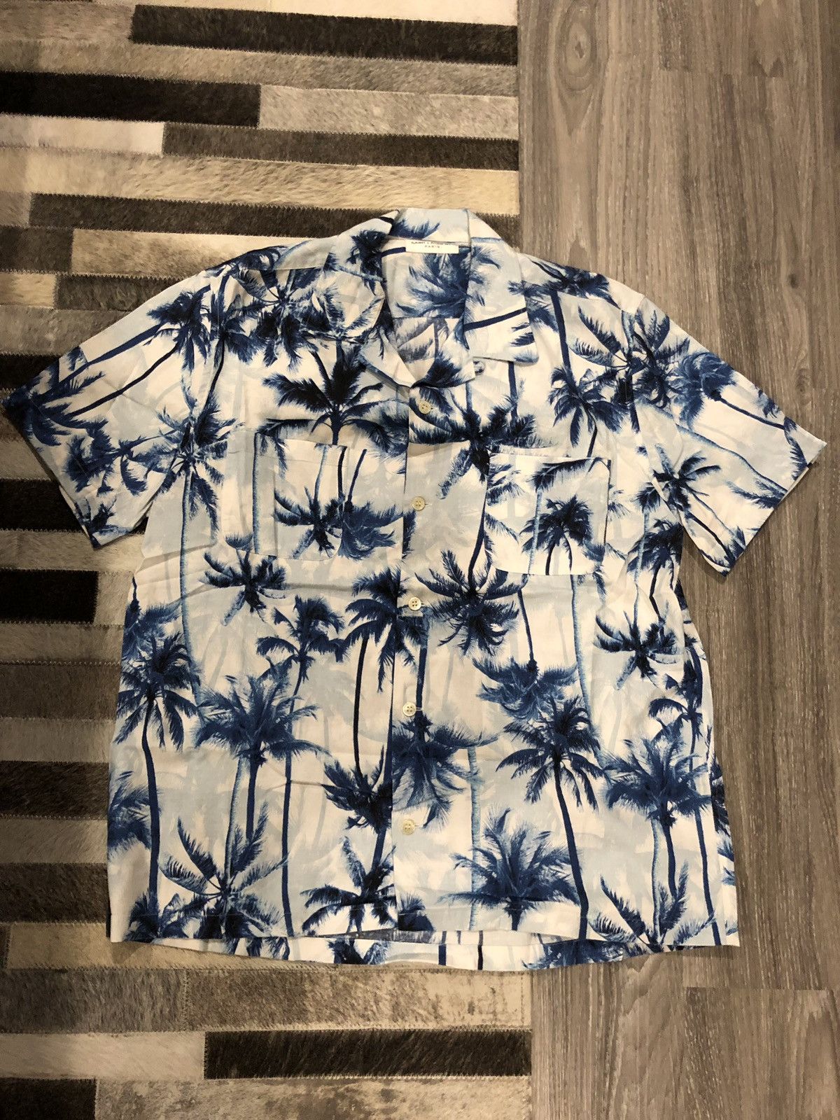 saint laurent red hawaiian shirt 2026 Cheap Sale