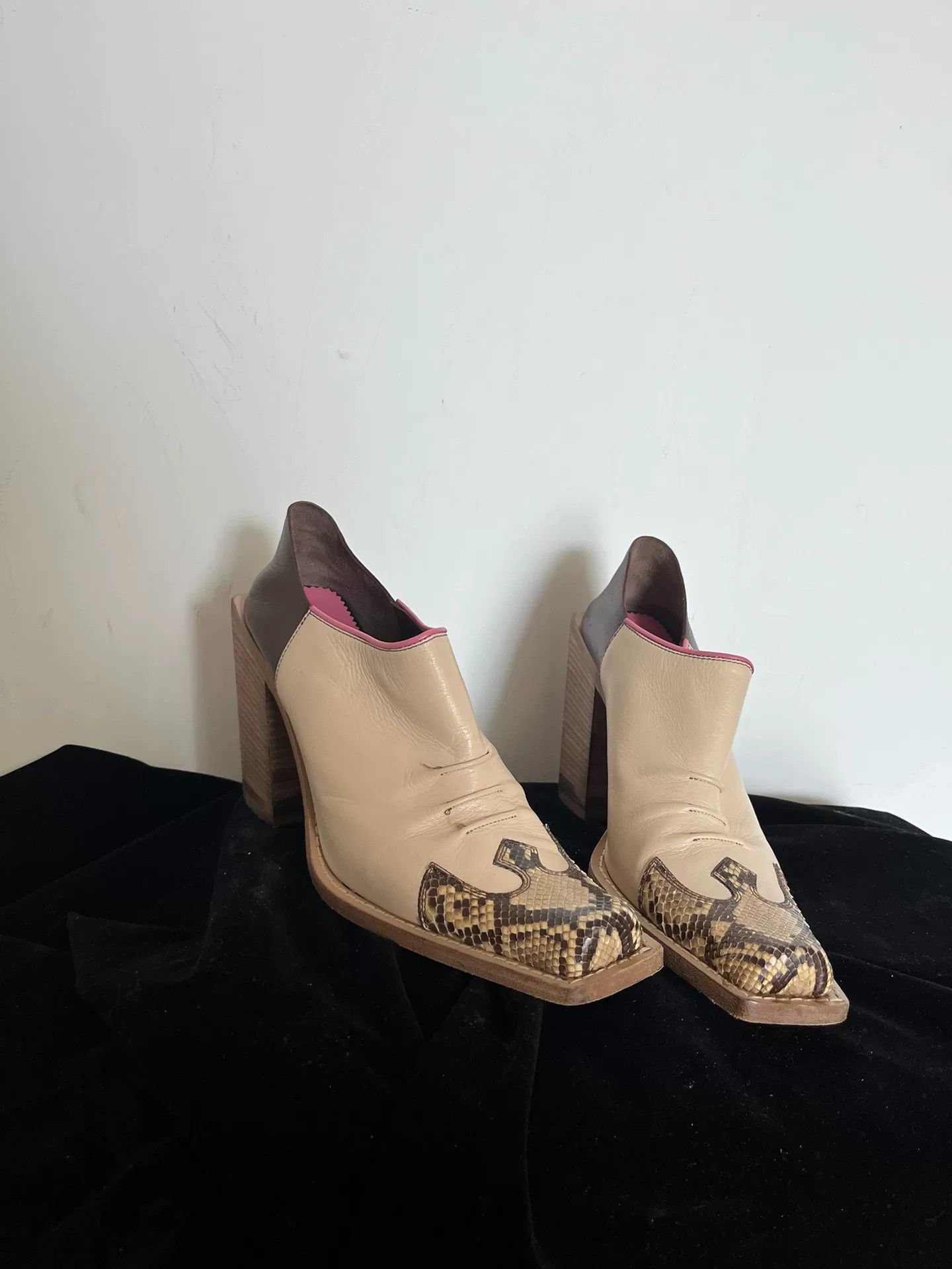 Miu Miu Miu Miu High-Heeled Boots Size US 8.5 / IT 38.5 - 6 Thumbnail