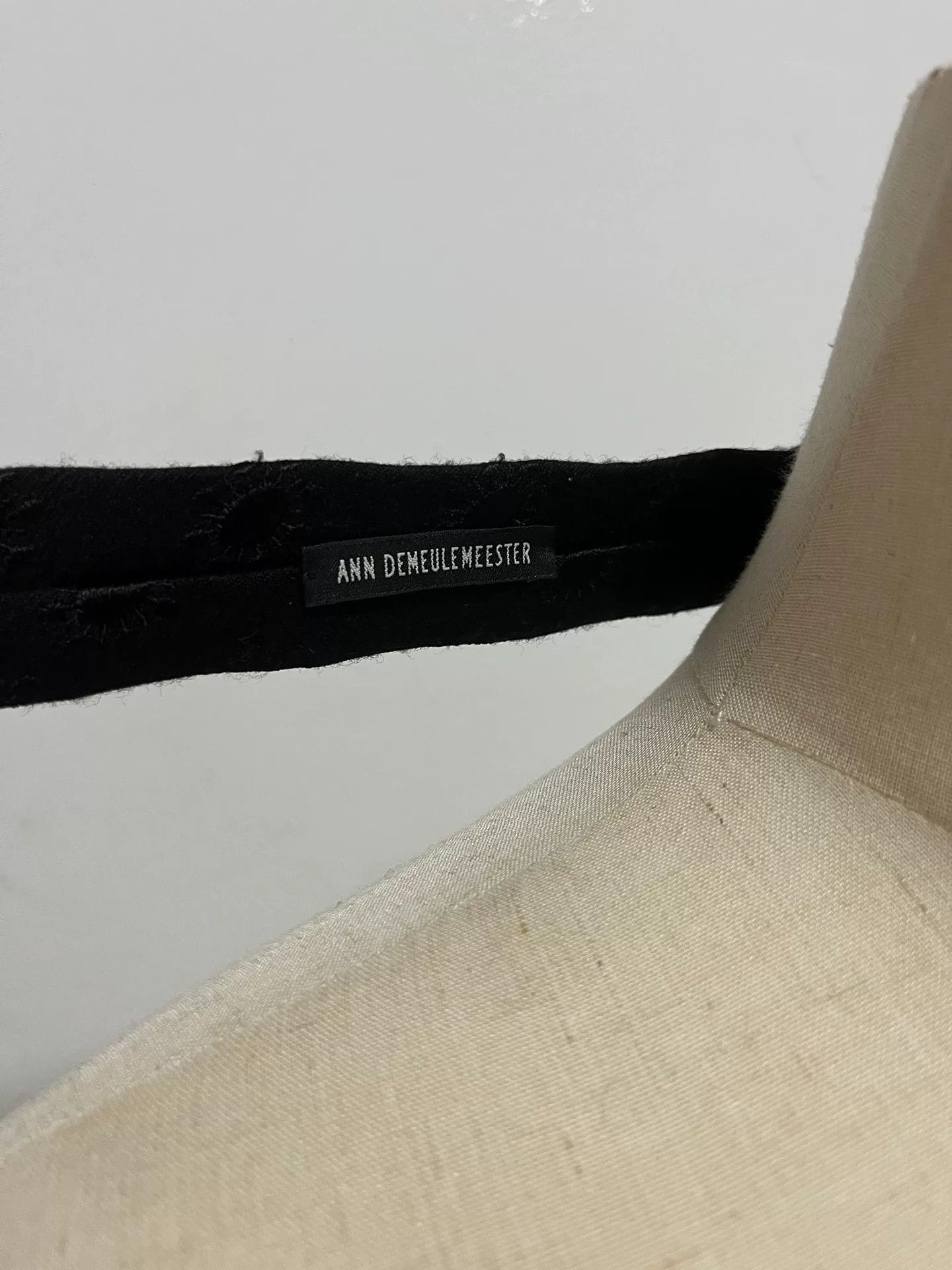Ann Demeulemeester Ann Demeulemeester Embroidered Tie Size ONE SIZE - 5 Thumbnail