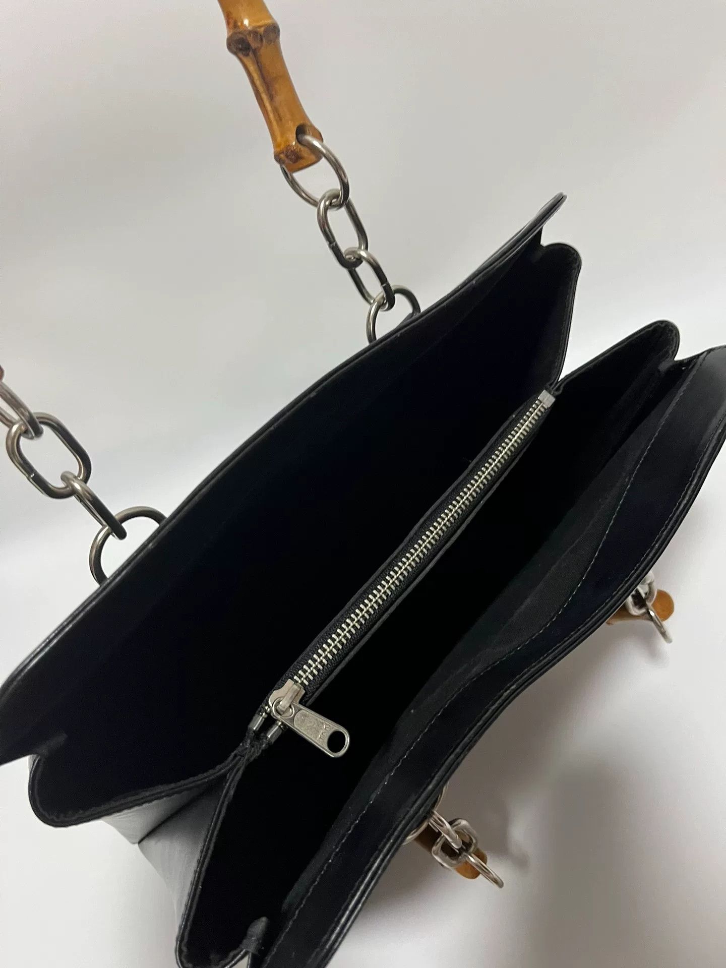 Comme des Garcons Comme des Garcons Bamboo Handle Leather Bag Size ONE SIZE - 6 Thumbnail