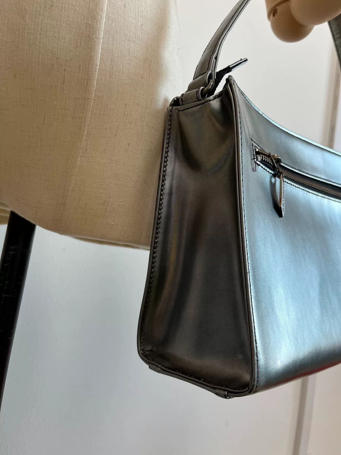 Jean Paul Gaultier Jean Paul Gaultier Silver Handbag Size ONE SIZE - 6 Thumbnail