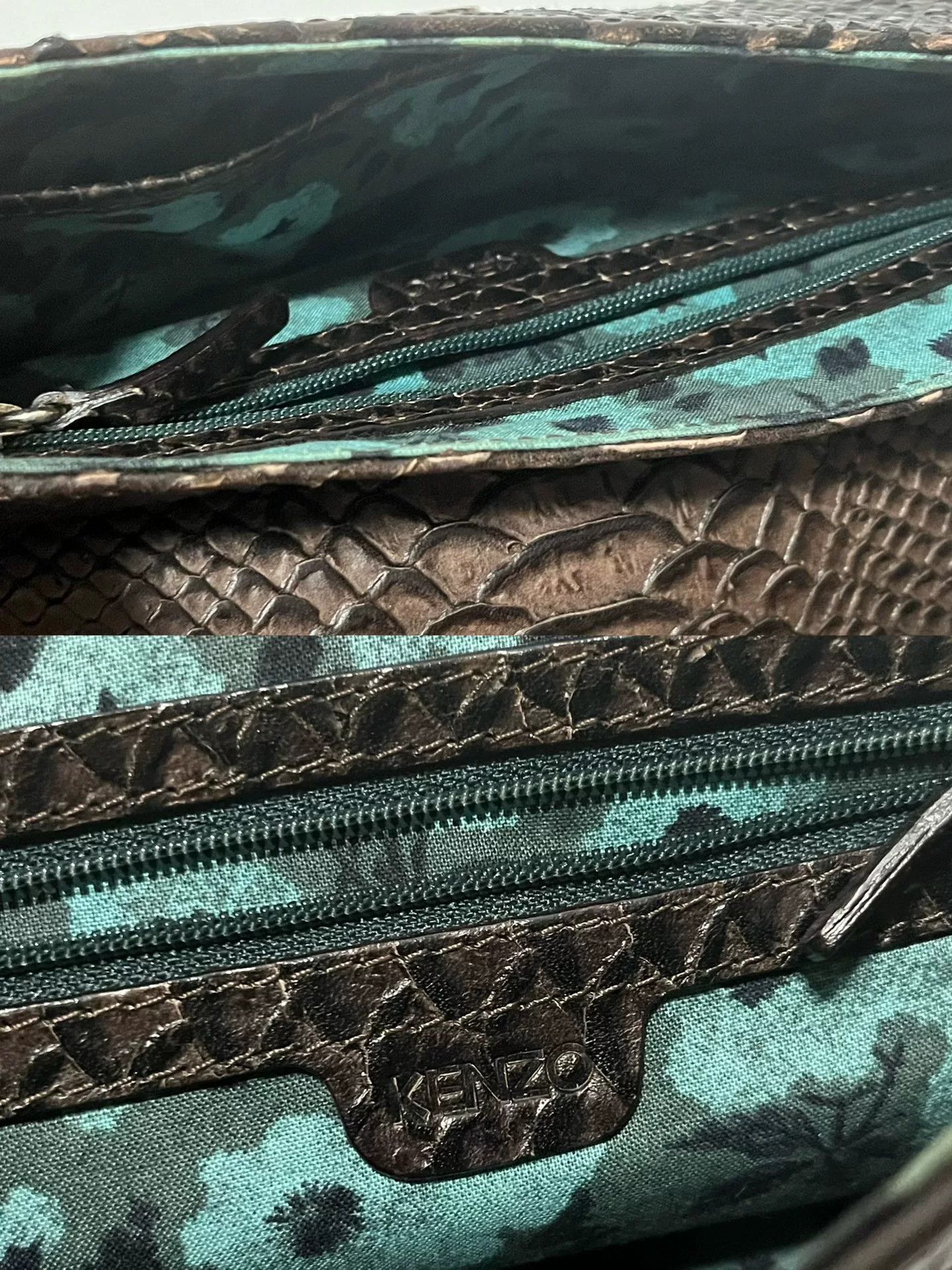 Kenzo Kenzo Snakeskin Underarm Bag Size ONE SIZE - 7 Thumbnail