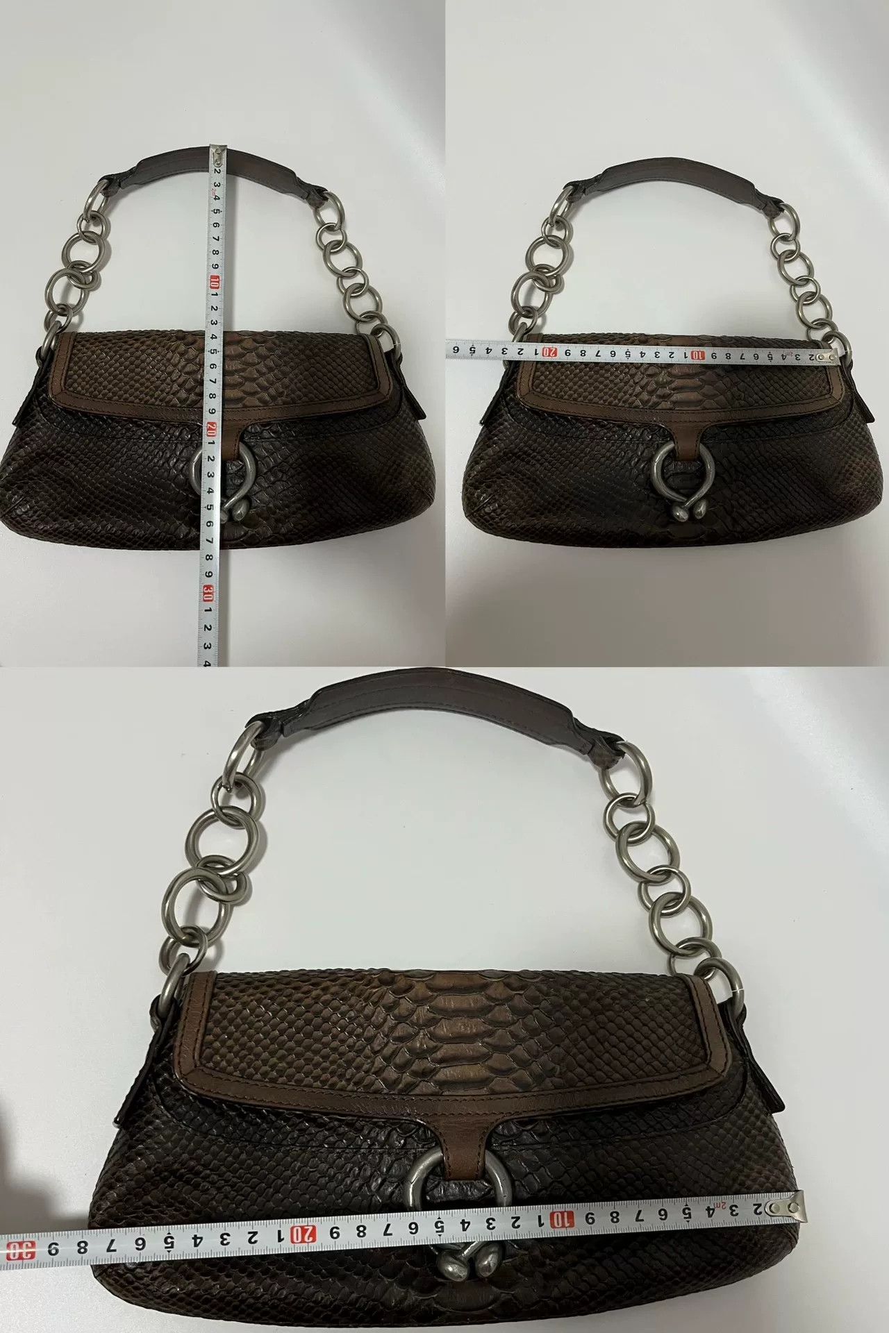Kenzo Kenzo Snakeskin Underarm Bag Size ONE SIZE - 8 Thumbnail