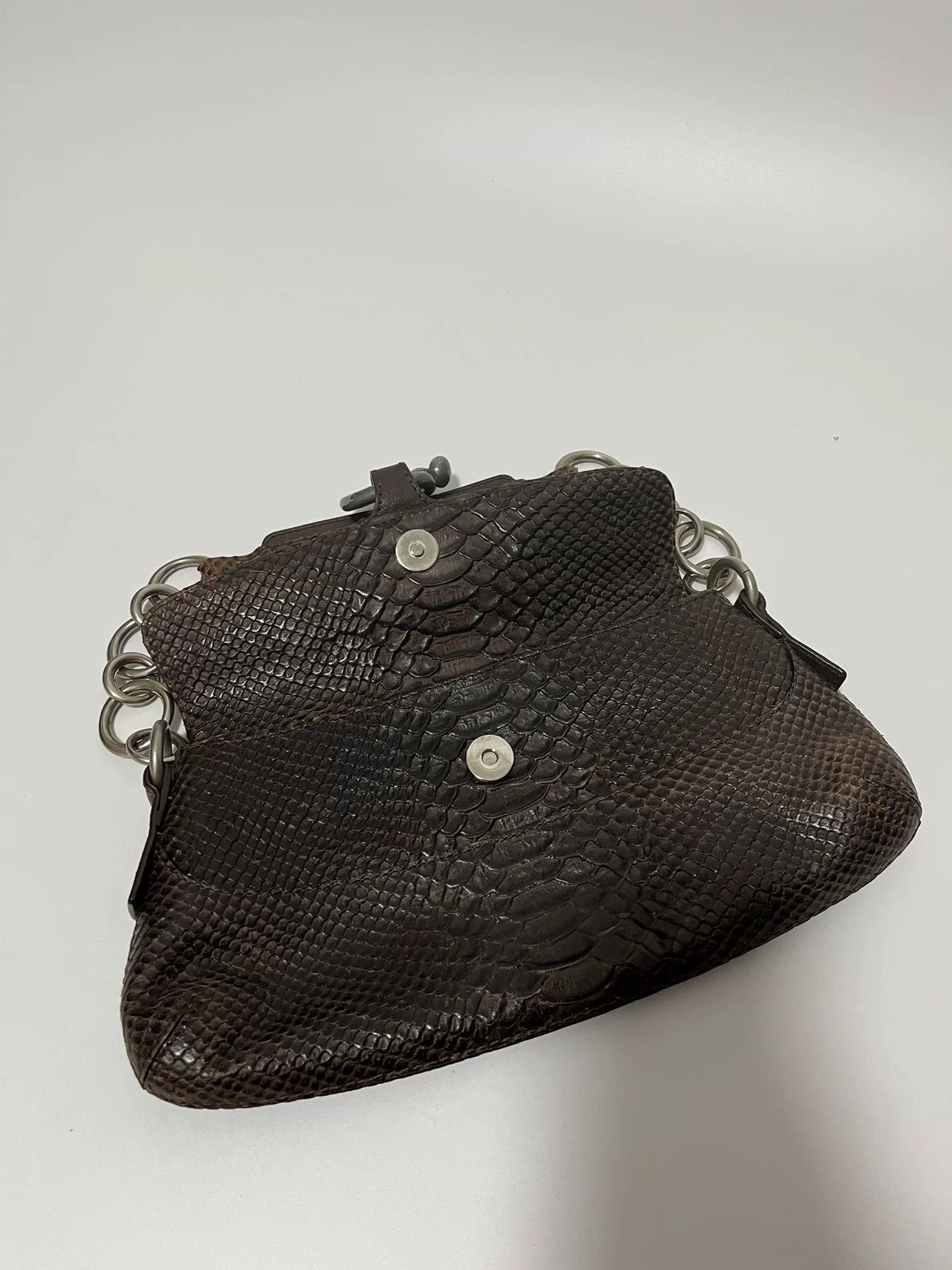 Kenzo Kenzo Snakeskin Underarm Bag Size ONE SIZE - 4 Thumbnail