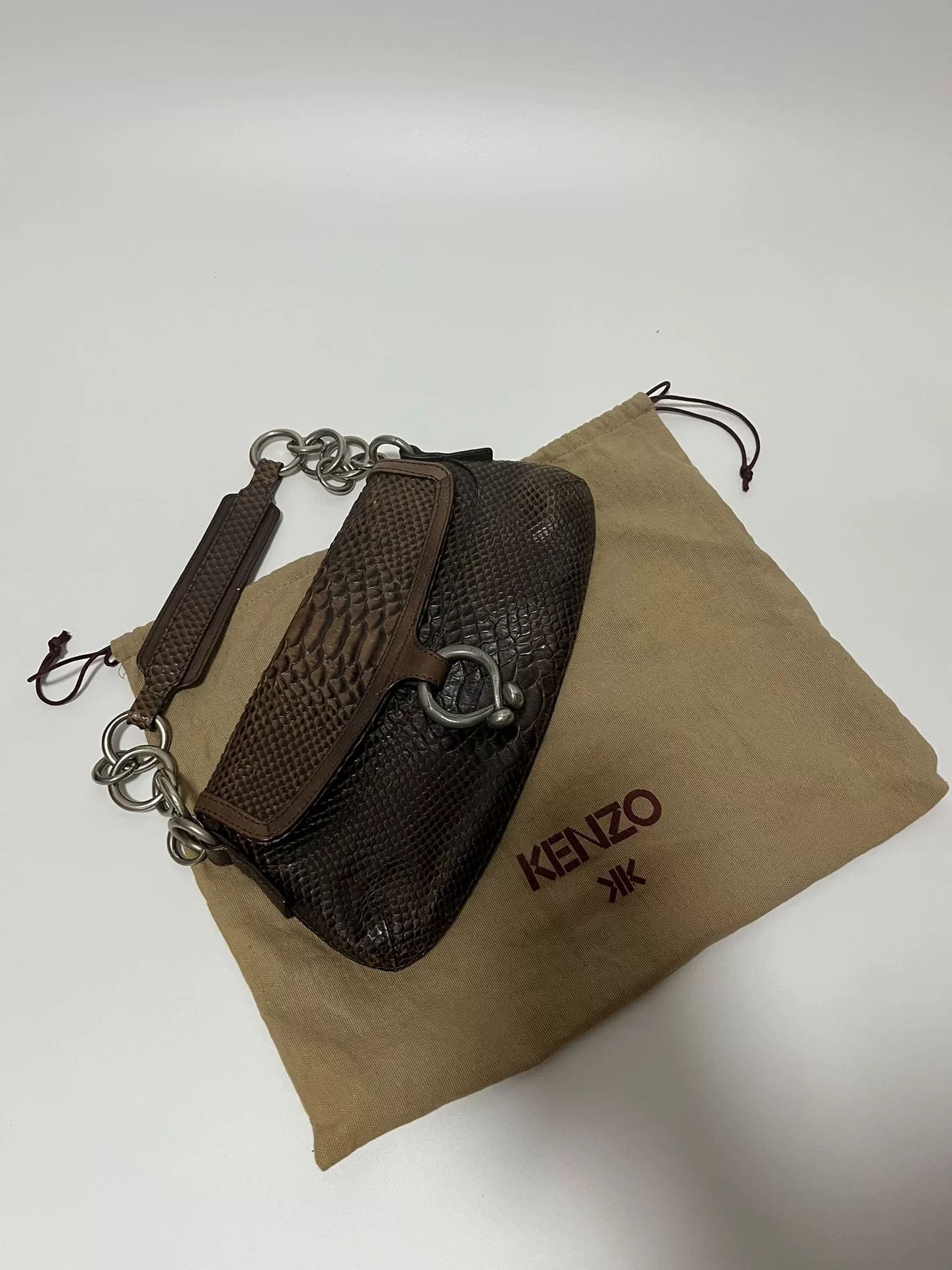 Kenzo Kenzo Snakeskin Underarm Bag Size ONE SIZE - 6 Thumbnail