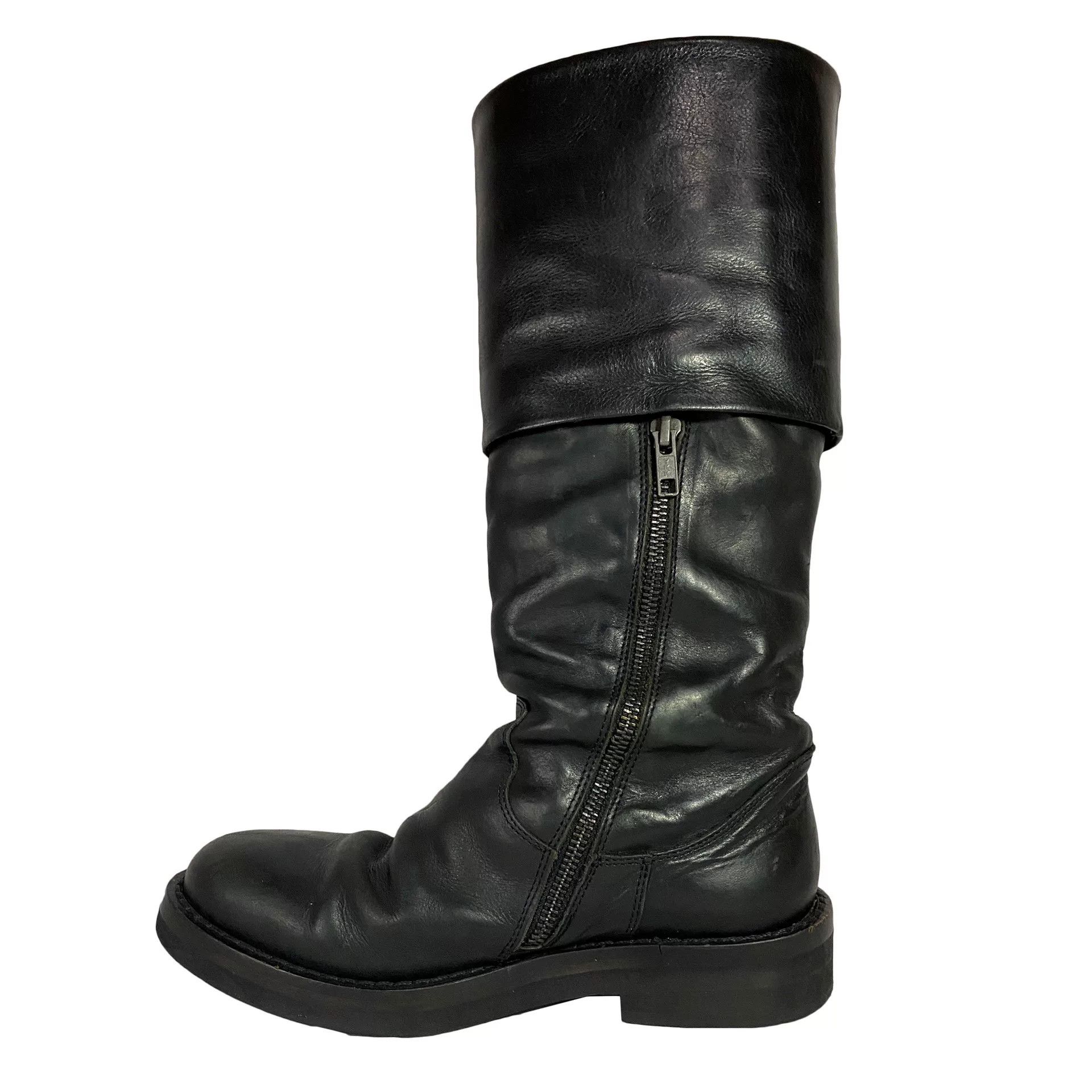 Ann Demeulemeester Ann Demeulemeester Knee-High Boots Size US 4.5 / IT 34.5 - 4 Thumbnail