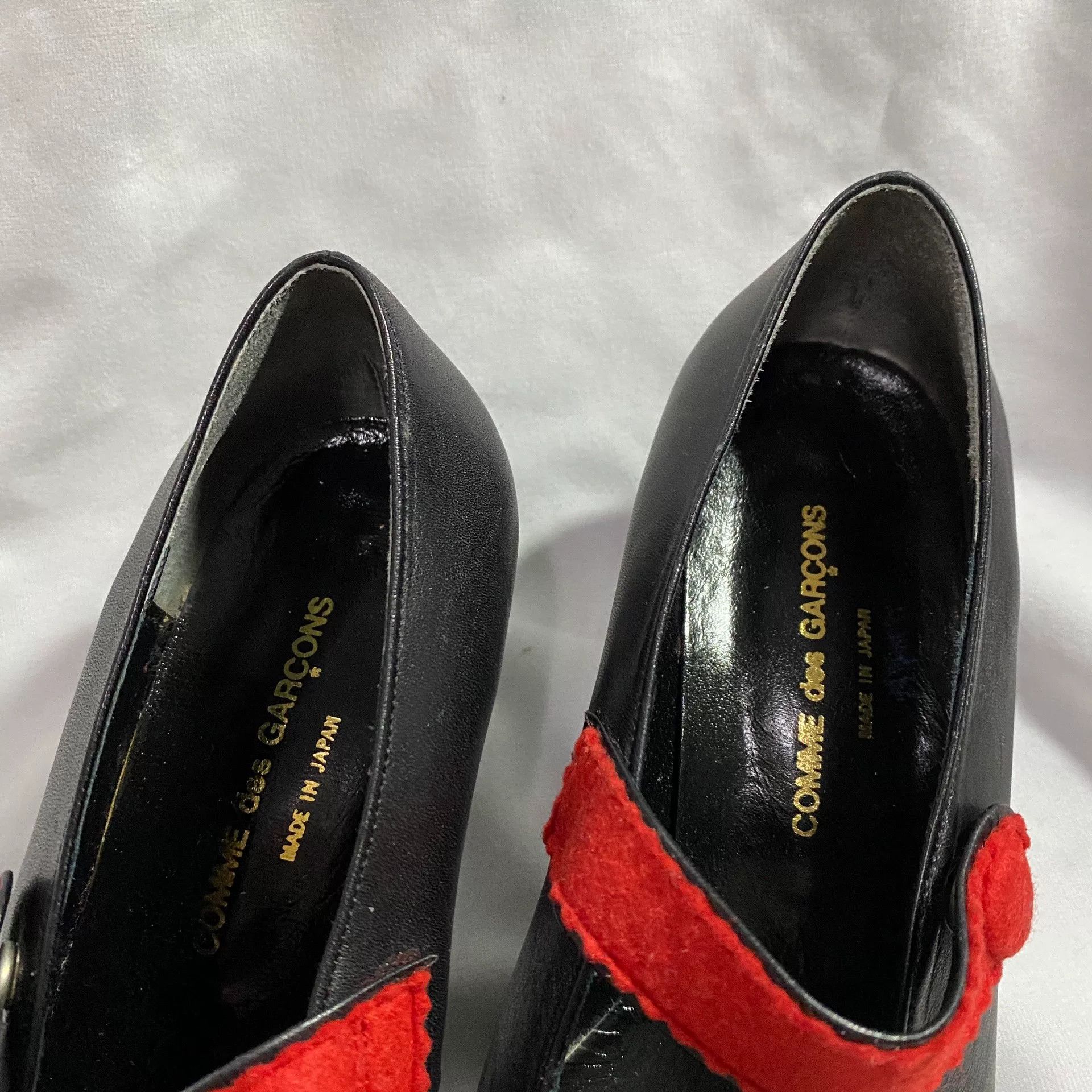Comme des Garcons Comme des Garçons Mary Jane Leather Kitten Heels Size US 5 / IT 35 - 4 Thumbnail