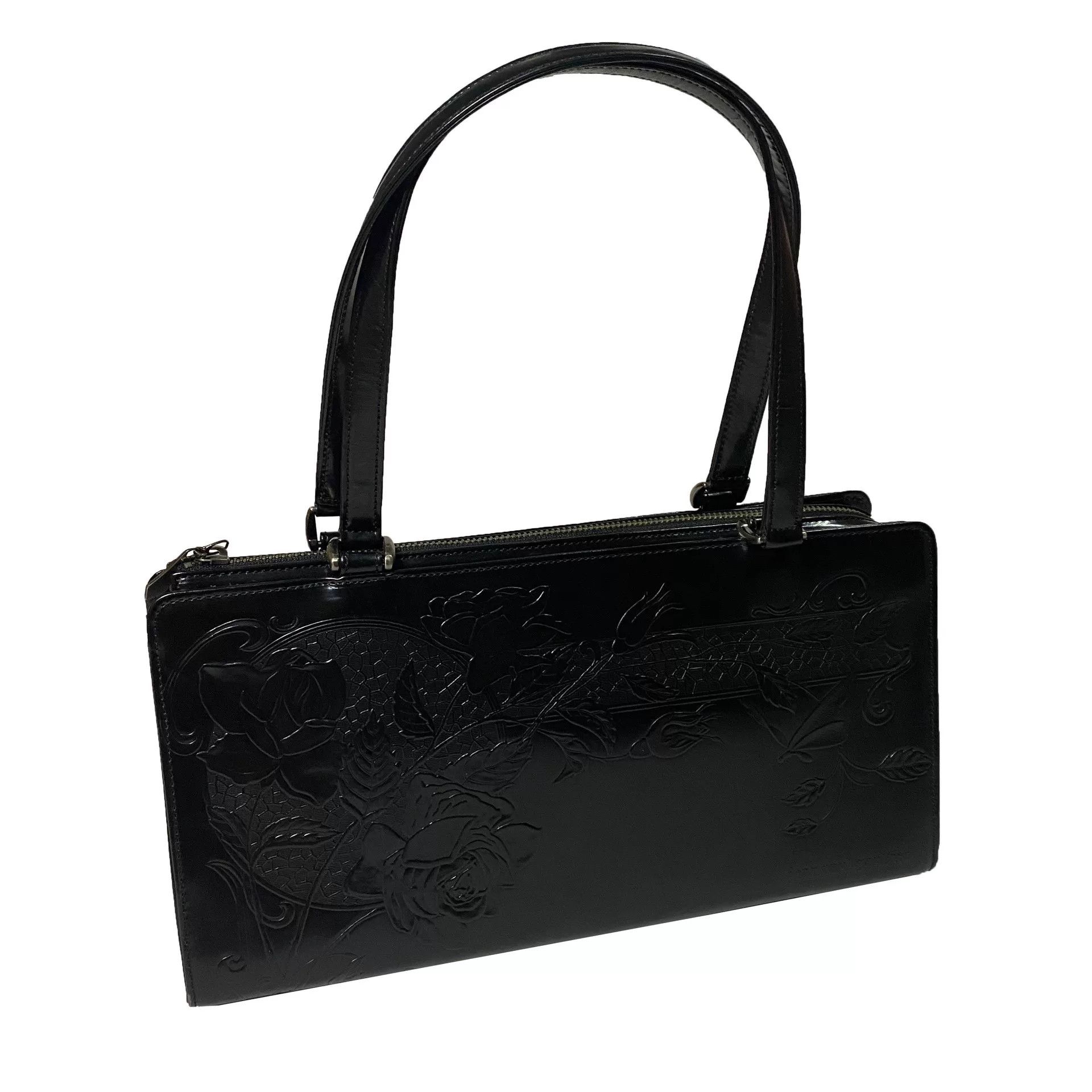 Jean Paul Gaultier Jean Paul Gaultier Black Handbag Size ONE SIZE - 2 Thumbnail