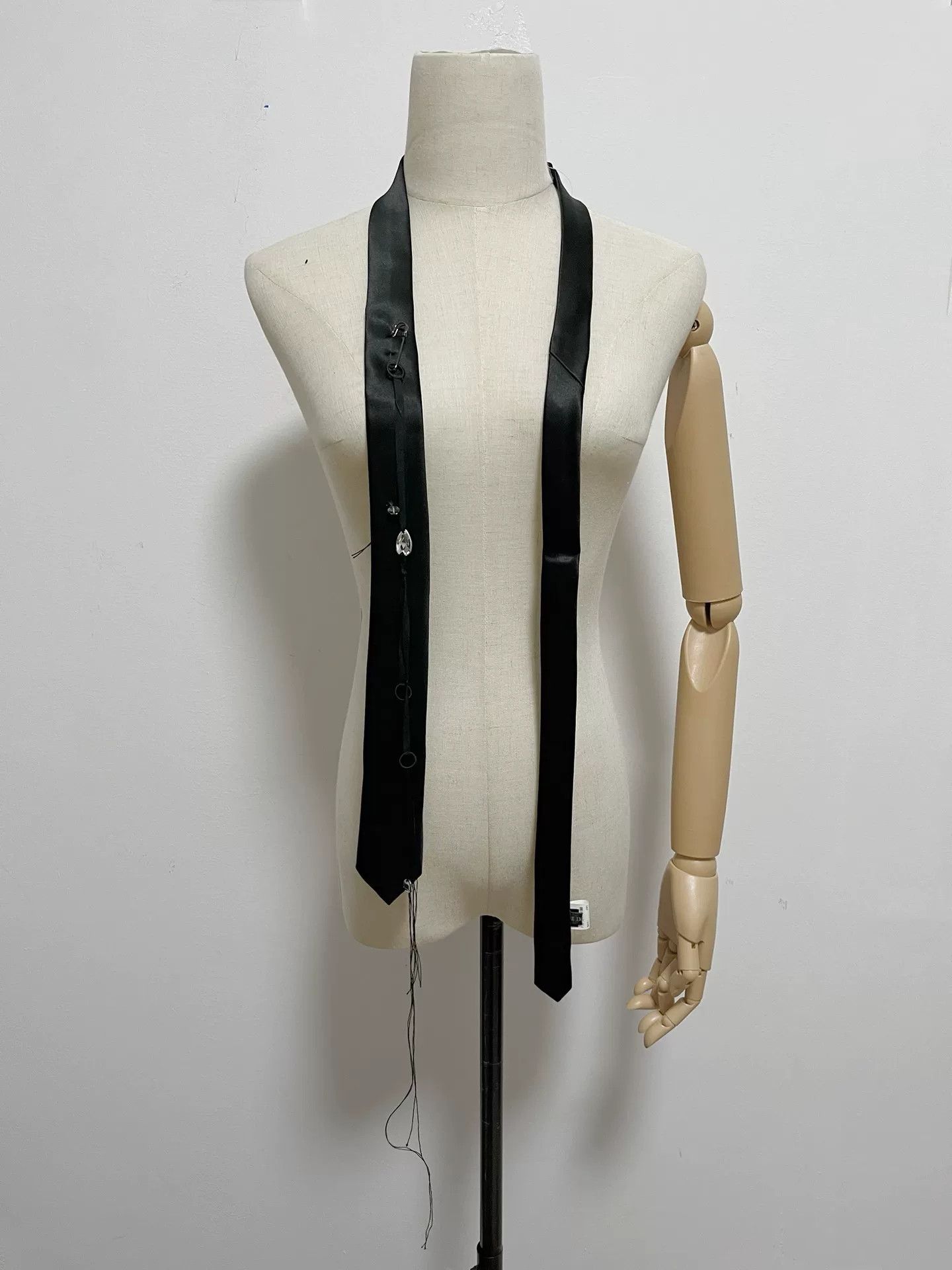 Ann Demeulemeester Ann Demeulemeester Silk Tie Size ONE SIZE - 3 Thumbnail