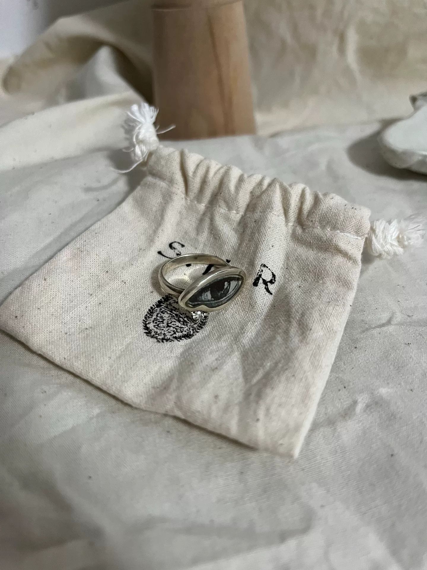 Share Spirit Homme Share Spirit Birth of Venus Tears Silver Ring Size ONE SIZE - 5 Thumbnail