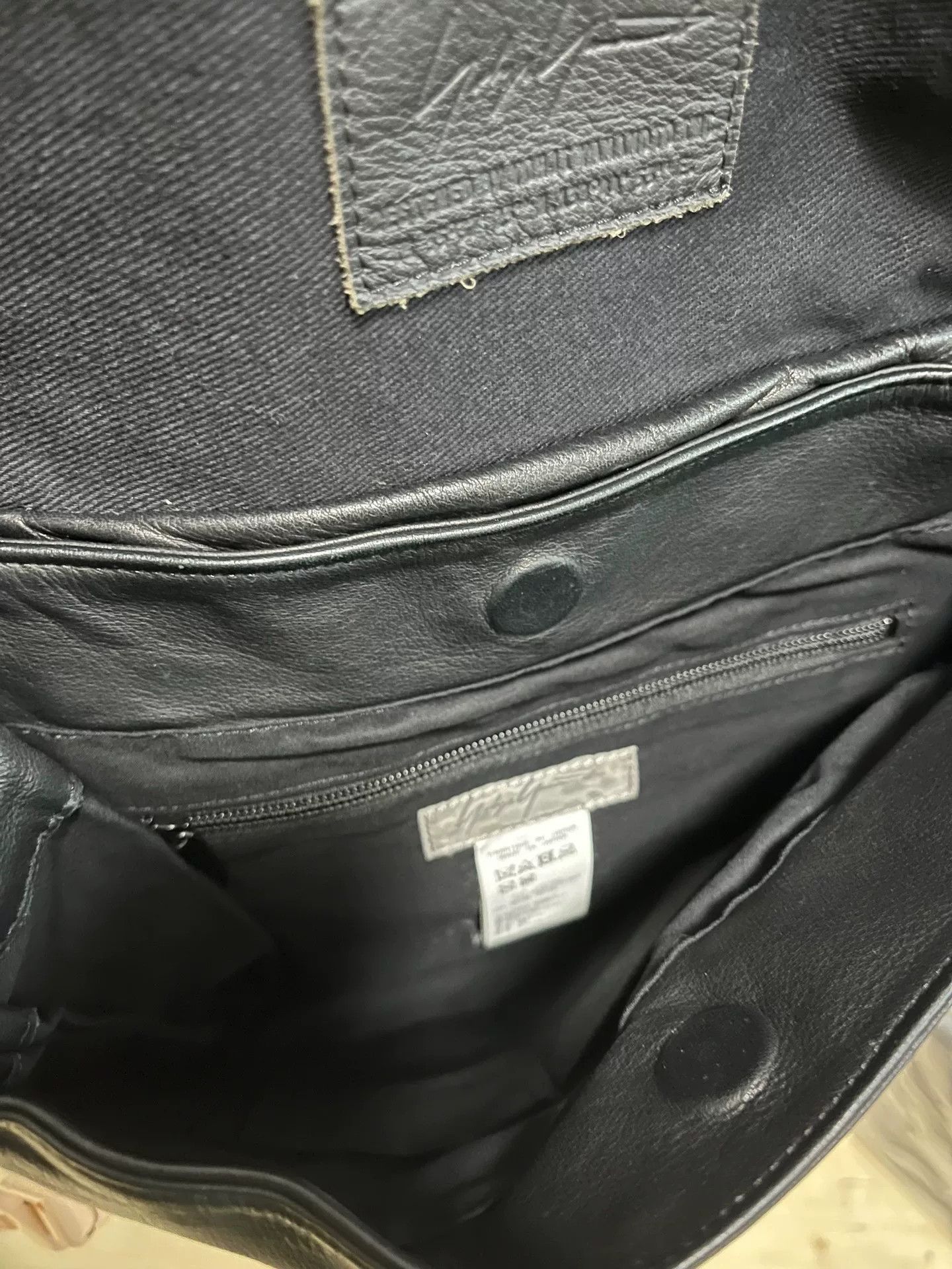 Yohji Yamamoto Yohji Yamamoto Black Leather Crossbody Bag Size ONE SIZE - 4 Thumbnail