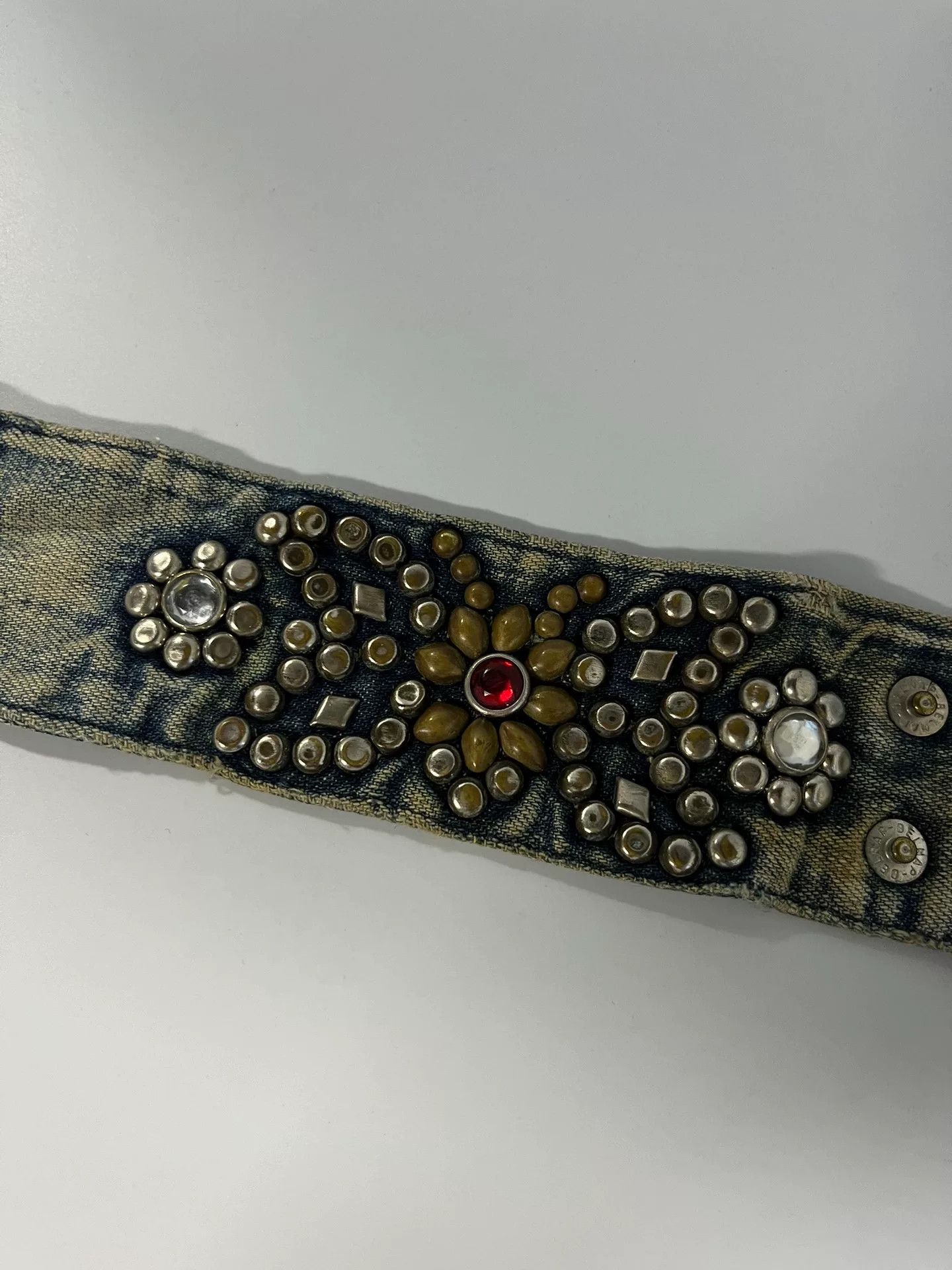 Kapital Kapital Rivet Denim Butterfly Wristband Size ONE SIZE - 2 Thumbnail