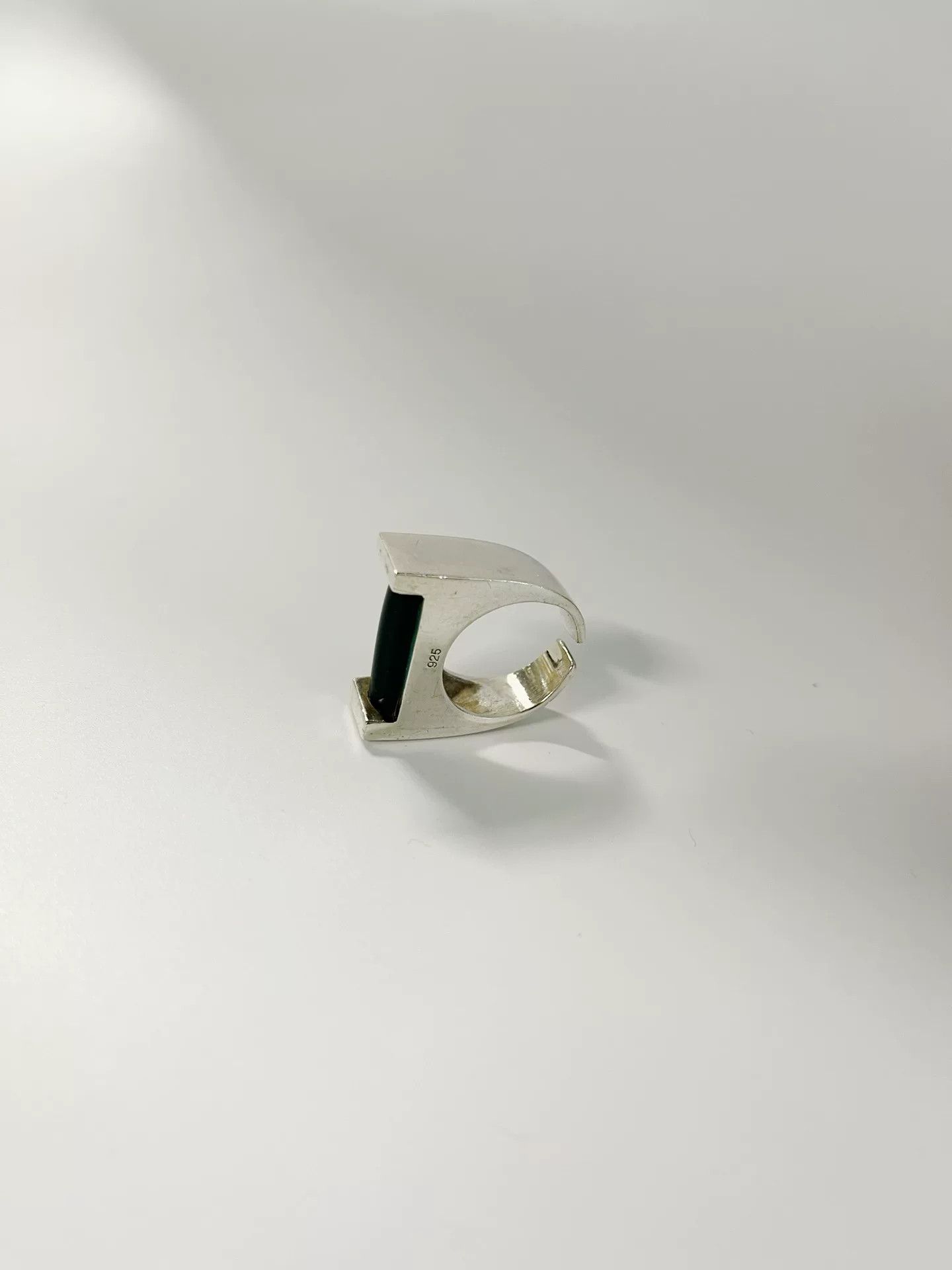 Fotus Fotus 925 Silver Blue Fluorescent Ring Size ONE SIZE - 4 Thumbnail