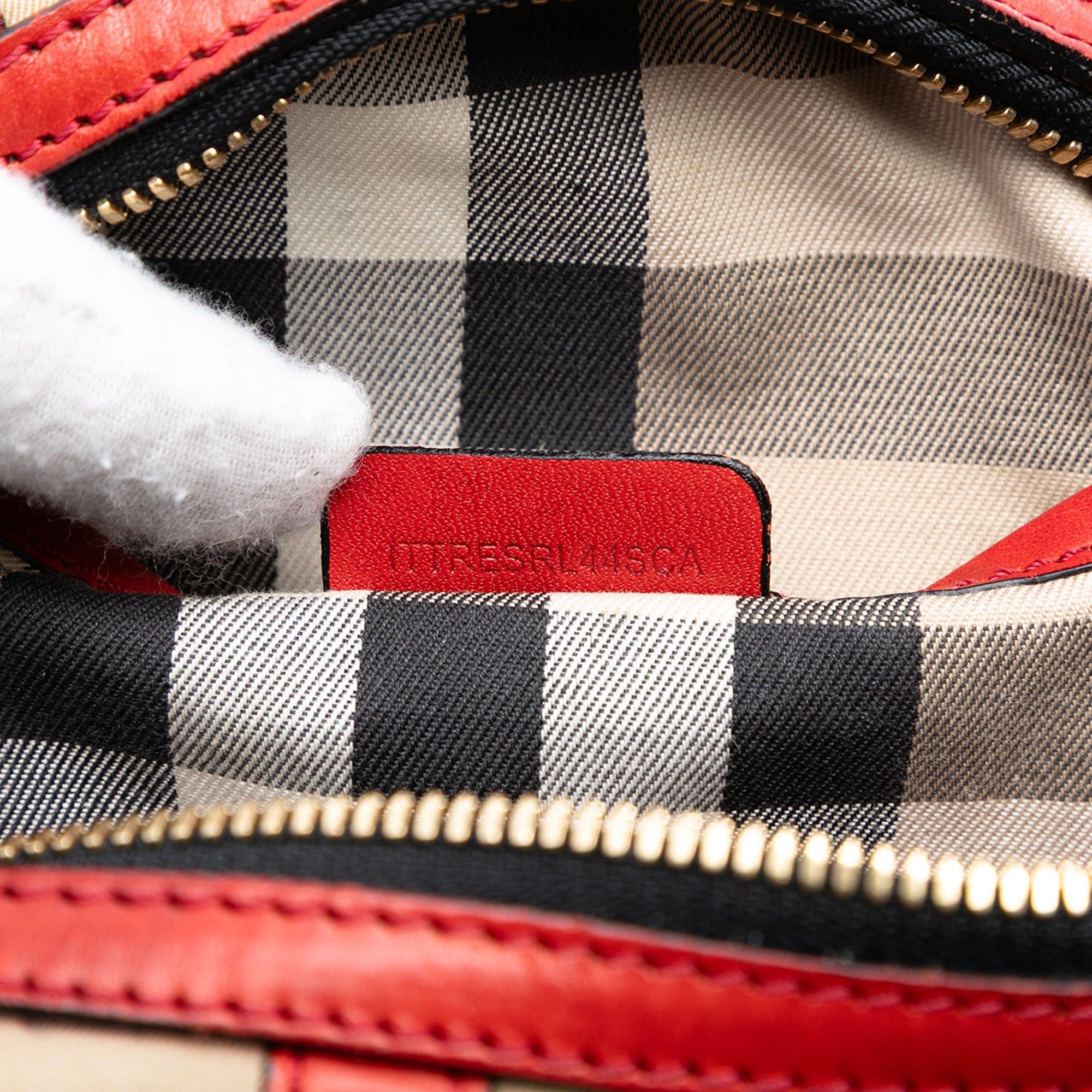 Burberry Small Canvas Alchester Bowling Bag Size ONE SIZE - 6 Thumbnail