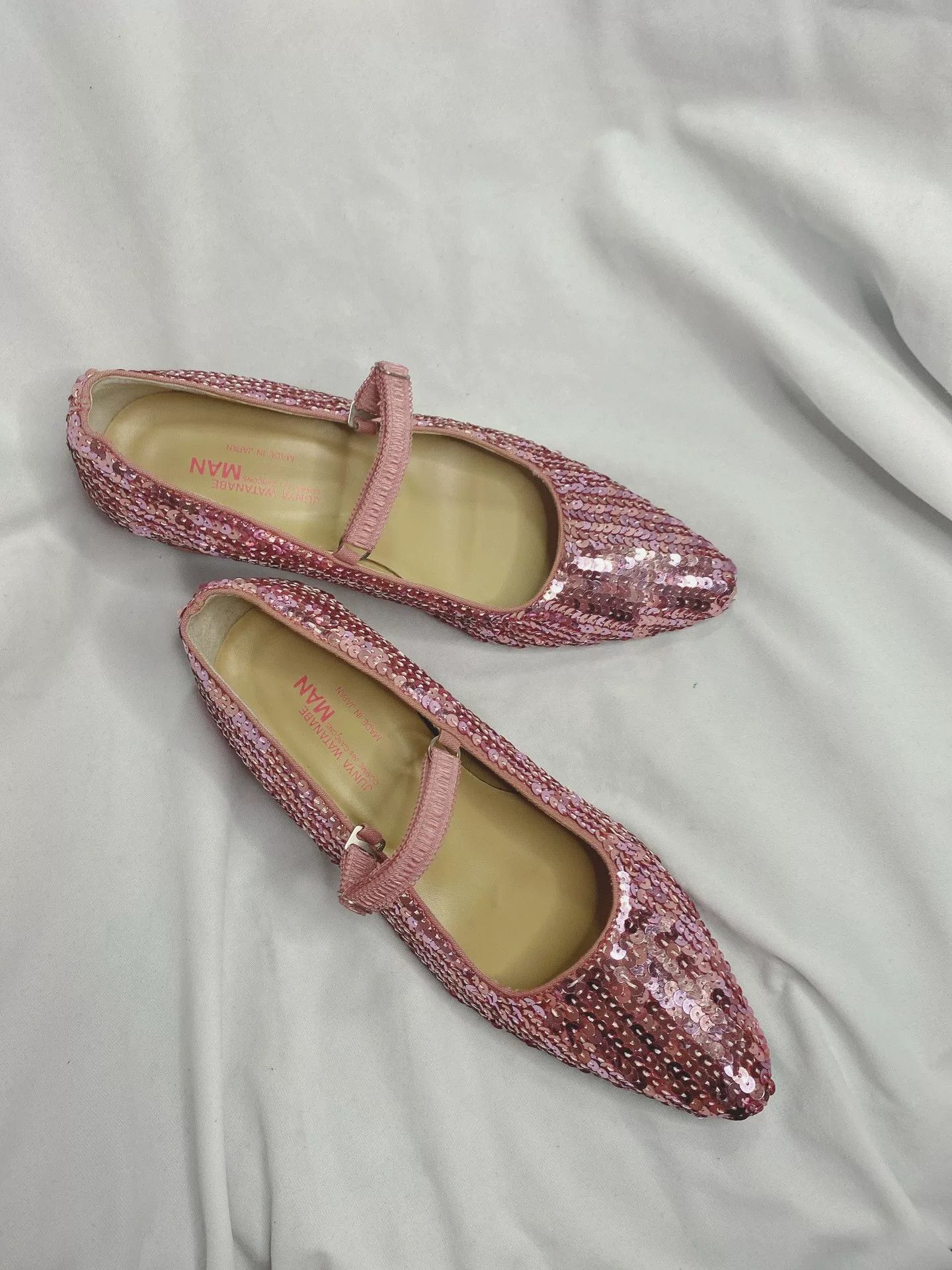 Junya Watanabe Junya Watanabe Pink Sequin Mary Jane S Size US 5 / IT 35 - 7 Thumbnail