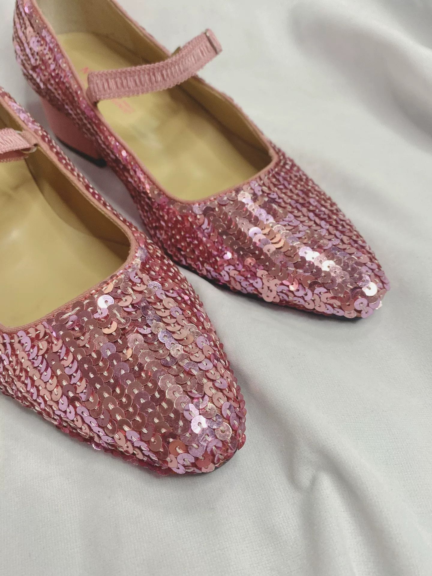 Junya Watanabe Junya Watanabe Pink Sequin Mary Jane S Size US 5 / IT 35 - 6 Thumbnail