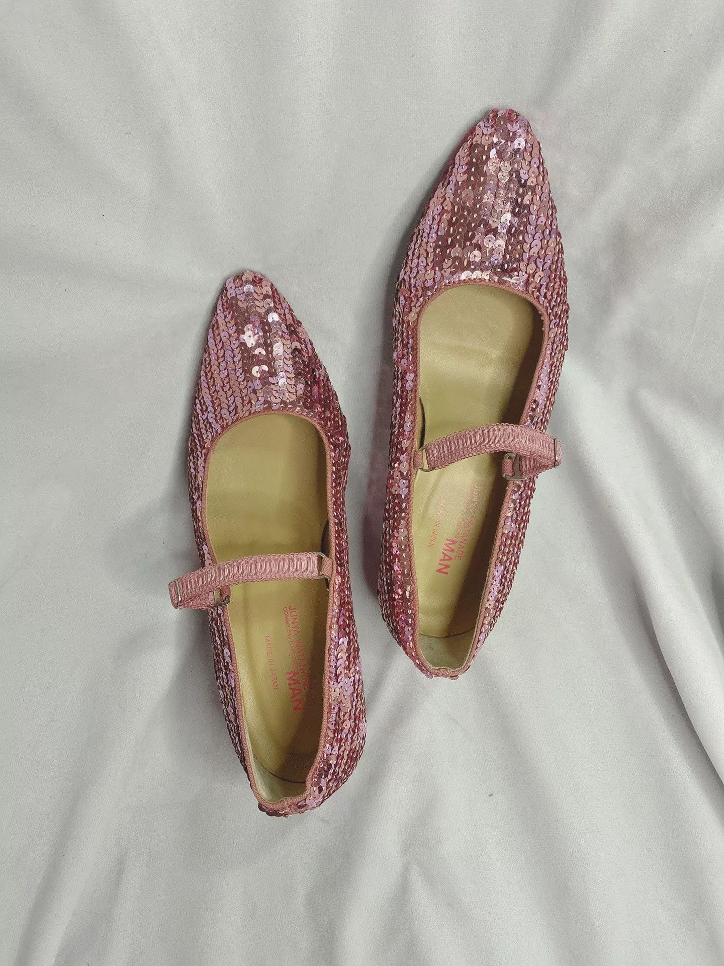 Junya Watanabe Junya Watanabe Pink Sequin Mary Jane S Size US 5 / IT 35 - 8 Thumbnail
