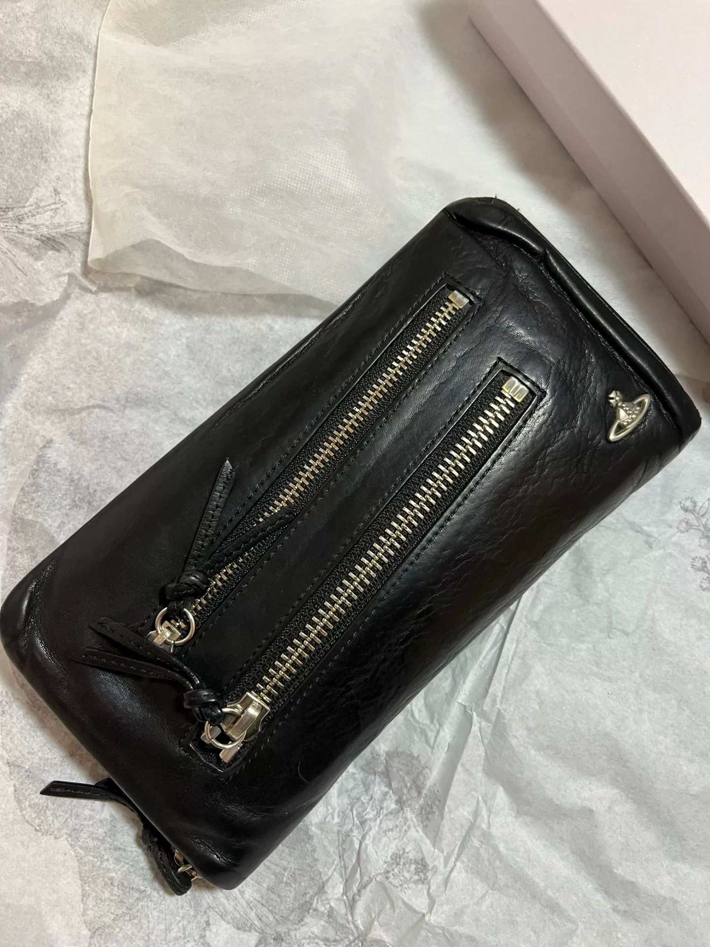 Vivienne Westwood Vivienne Westwood Black Long Zipper Wallet Size ONE SIZE - 2 Thumbnail