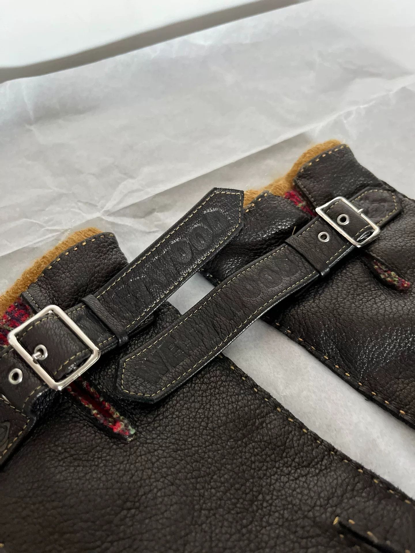 Vivienne Westwood Vivienne Westwood Leather Gloves Size ONE SIZE - 5 Thumbnail