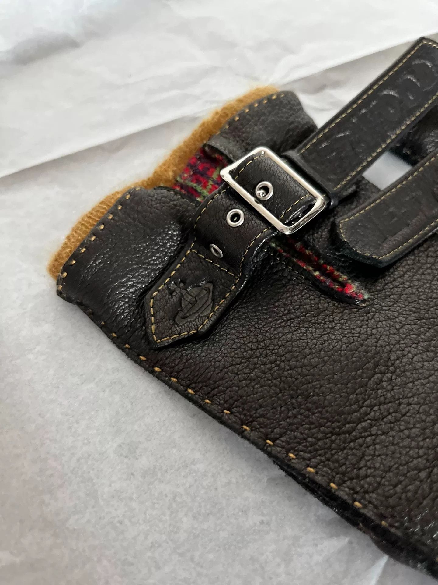 Vivienne Westwood Vivienne Westwood Leather Gloves Size ONE SIZE - 6 Thumbnail