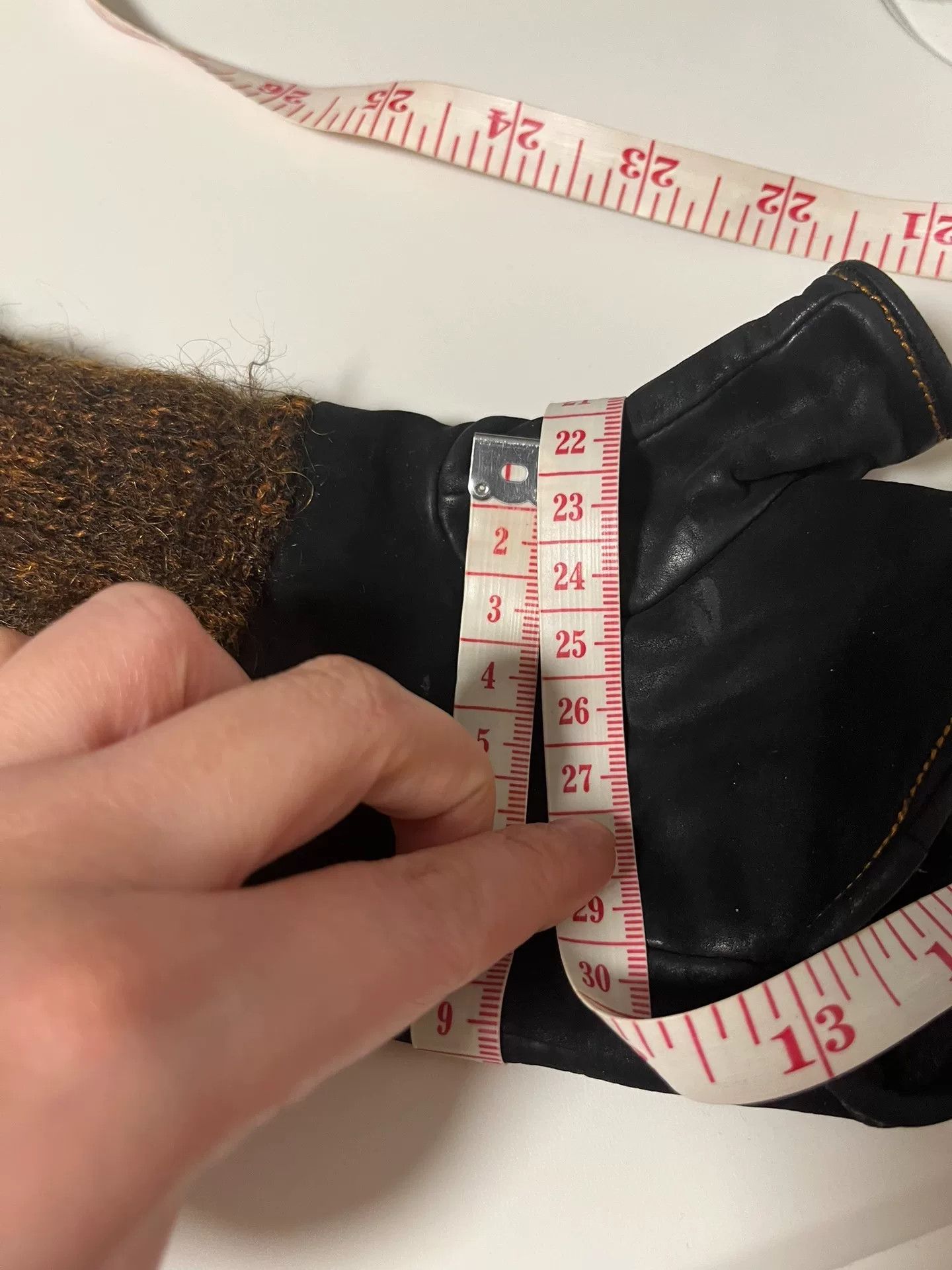 Vivienne Westwood Vivienne Westwood Leather Knit Gloves Size ONE SIZE - 9 Thumbnail