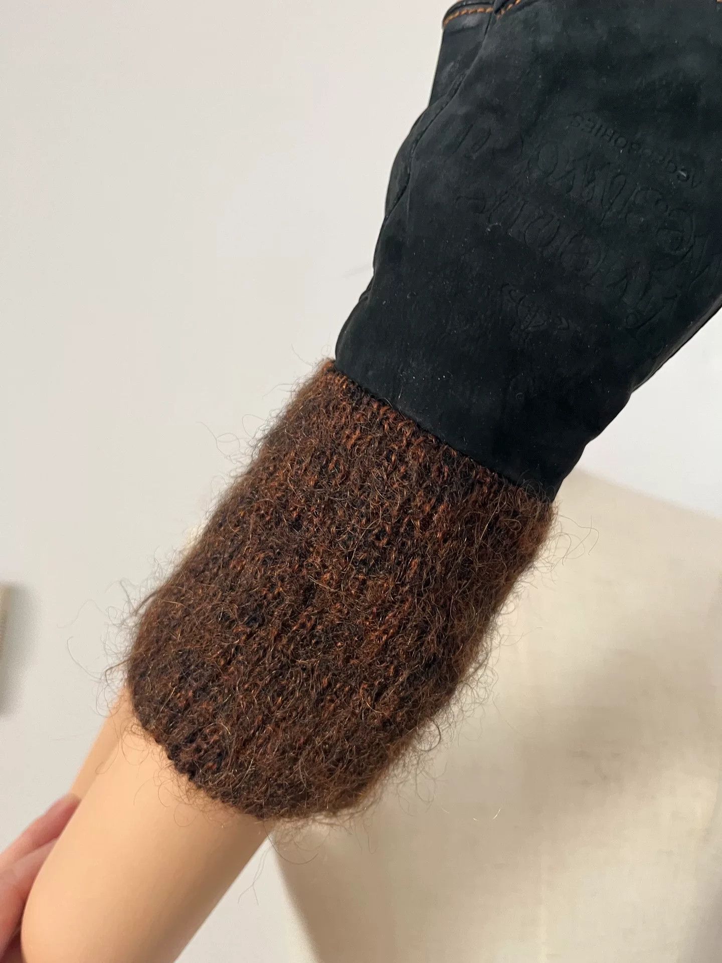 Vivienne Westwood Vivienne Westwood Leather Knit Gloves Size ONE SIZE - 3 Thumbnail