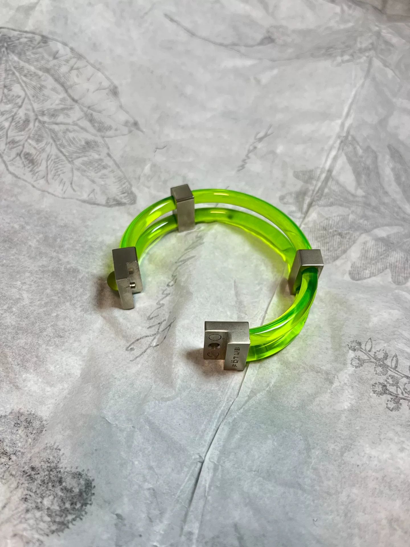 Fotus Fotus Fluorescent Green Bracelet Size ONE SIZE - 6 Thumbnail
